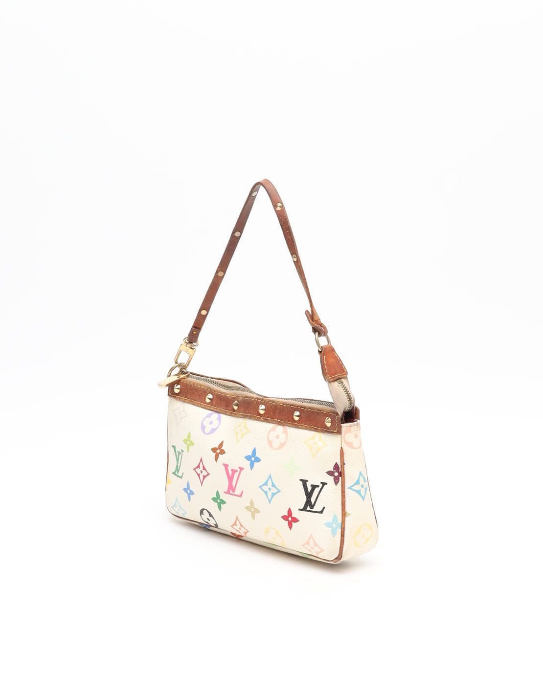 Pre-owned Louis Vuitton Murakami Pochette Accessoires Bag In Multi