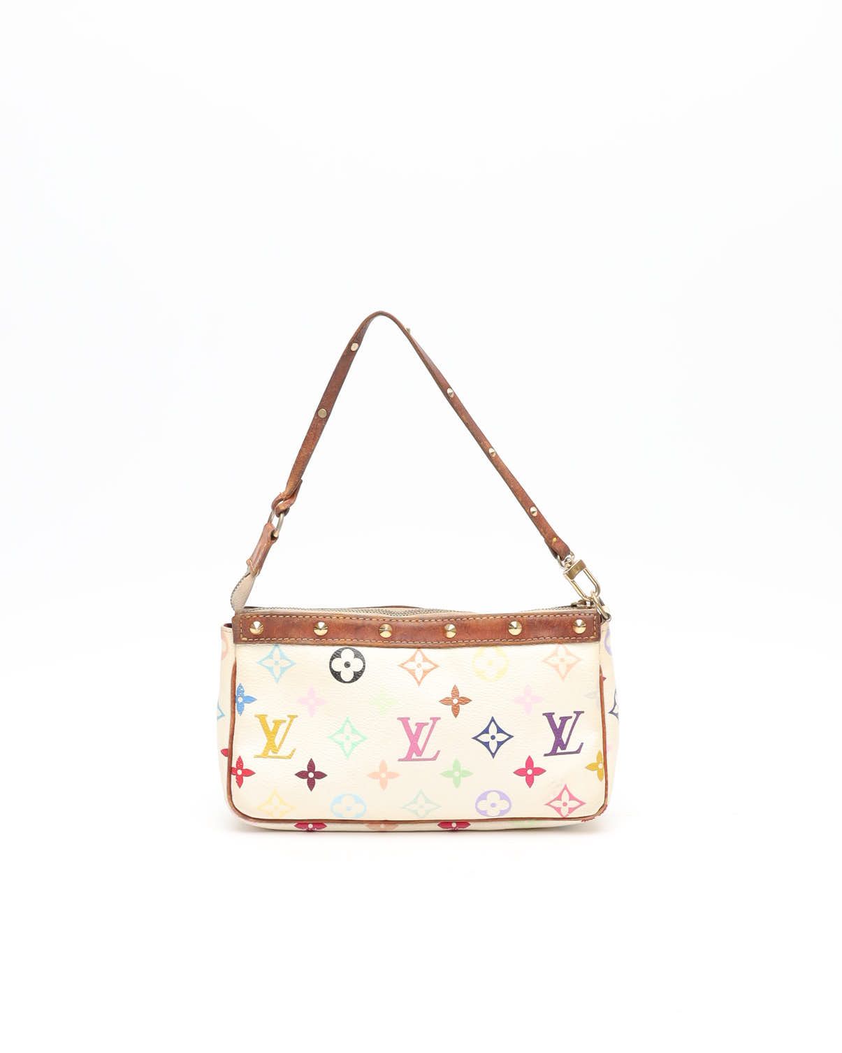 Pre-owned Louis Vuitton Murakami Pochette Accessoires Bag In Multi