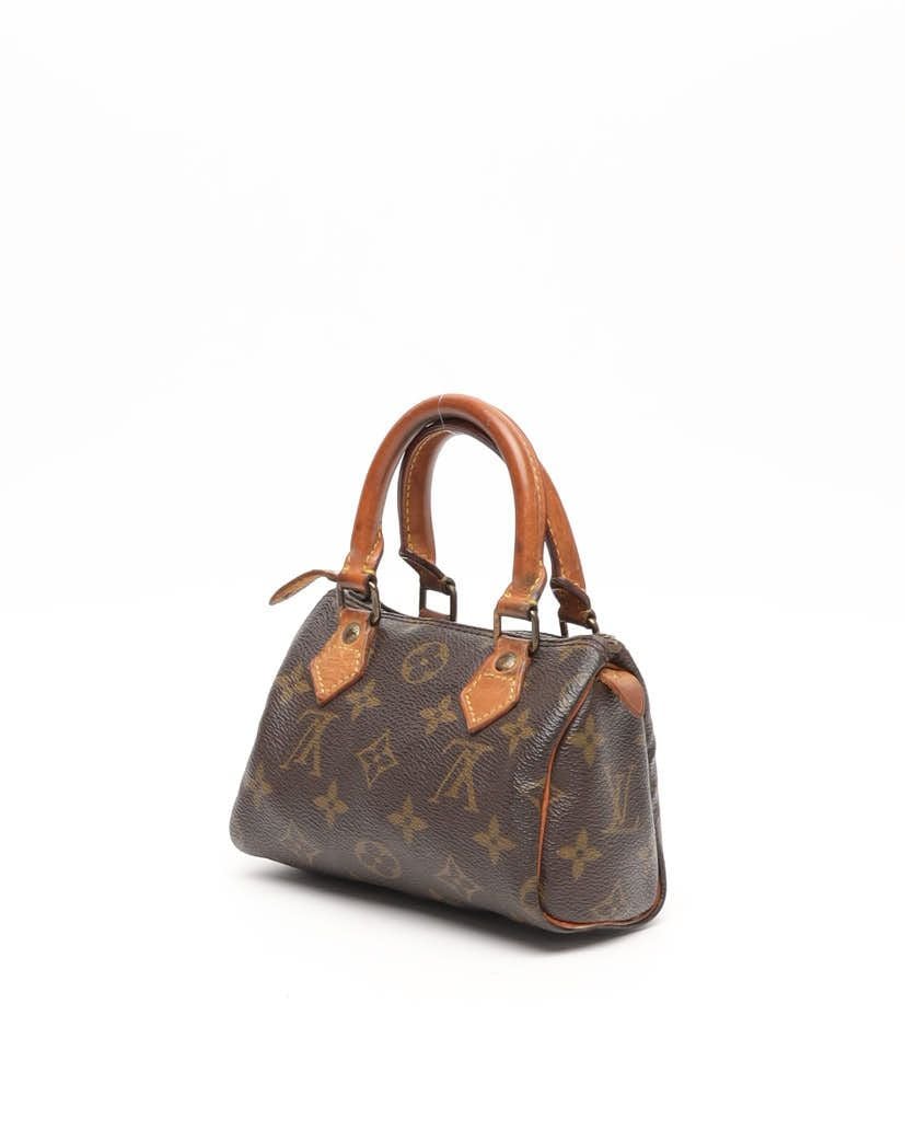 Pre-owned Louis Vuitton Monogram Nano Speedy Bag In Brown