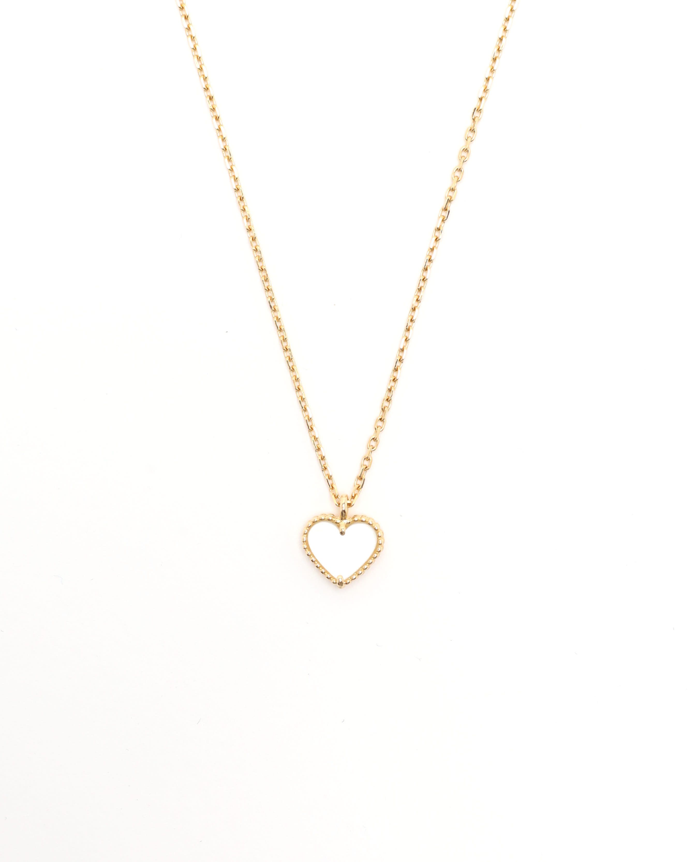 Van Cleef & Arpels Sweet Butterflies Mother-of-pearl Necklace In Gold