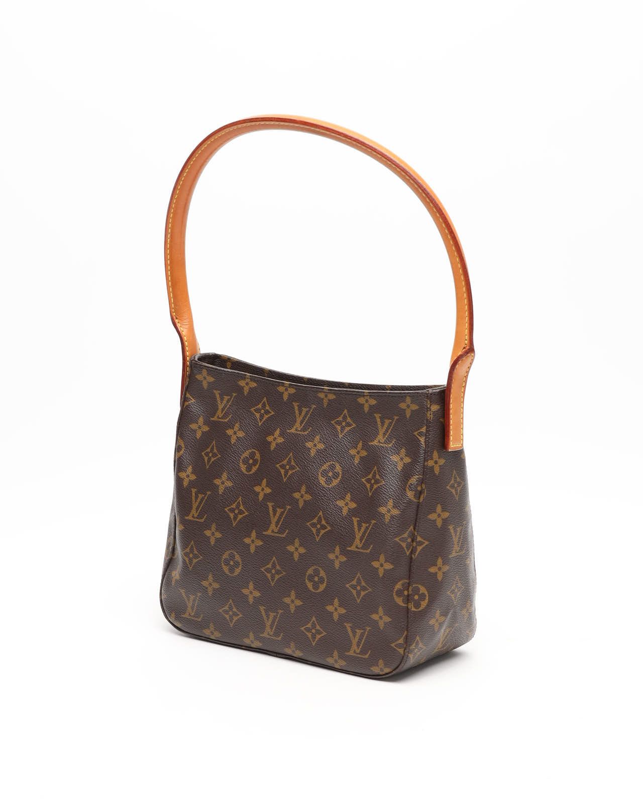 Pre-owned Louis Vuitton Monogram Looping Mm Bag In Brown