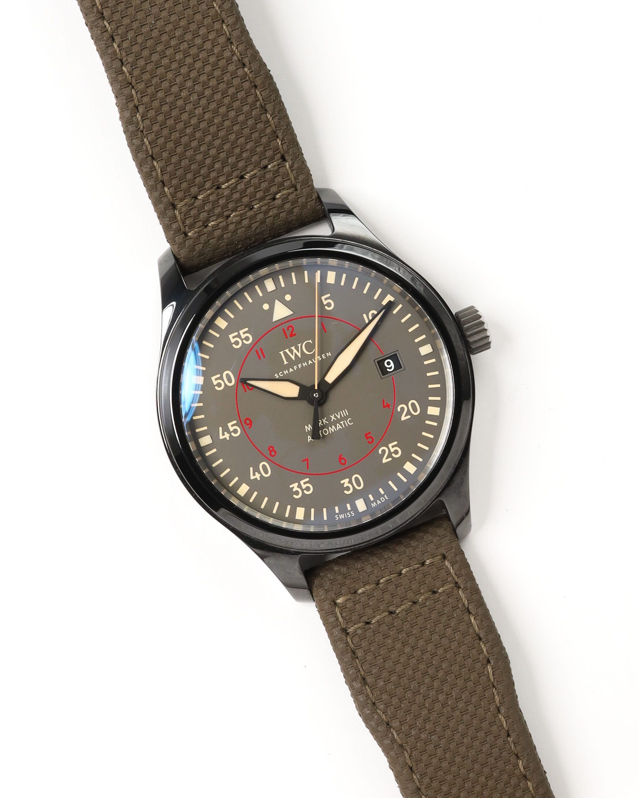 Iwc Schaffhausen Iwc Pilot Mark Xviii Top Gun Miramar 41mm Ref Iw324702 Watch In Brown