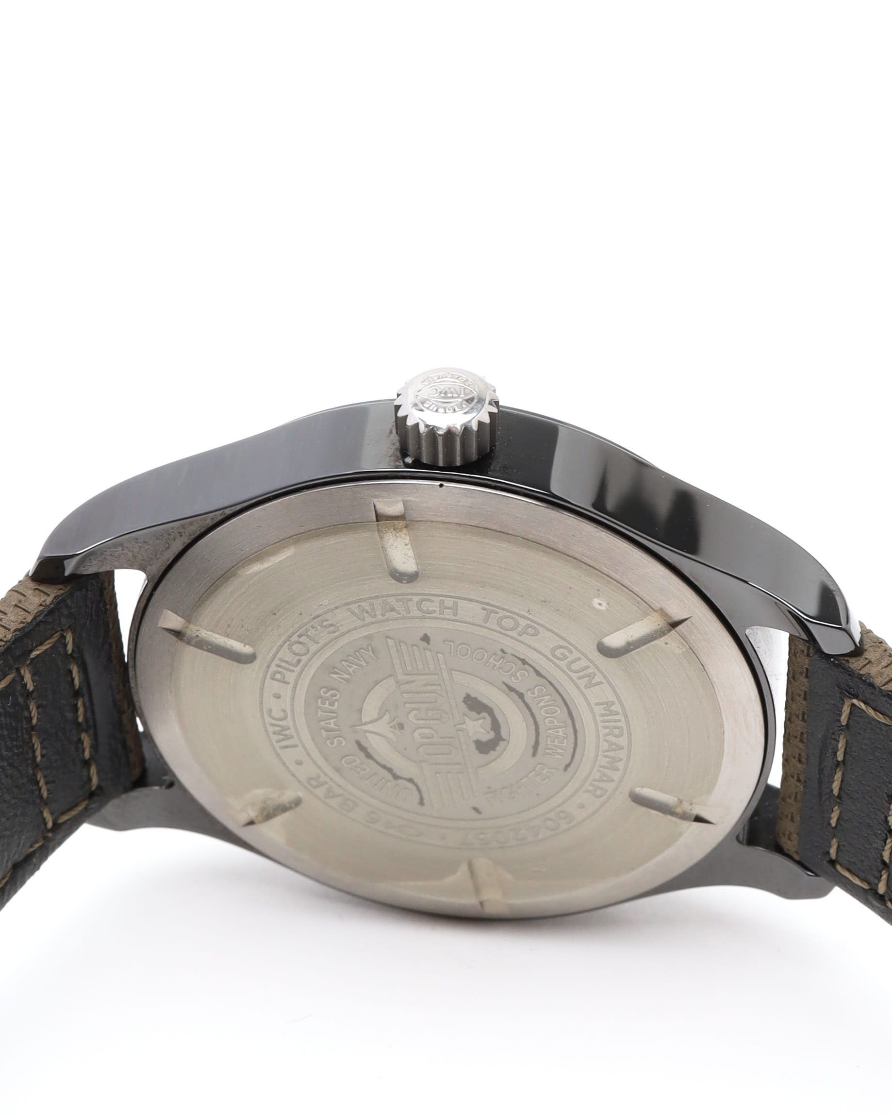 Iwc Schaffhausen Iwc Pilot Mark Xviii Top Gun Miramar 41mm Ref Iw324702 Watch In Brown