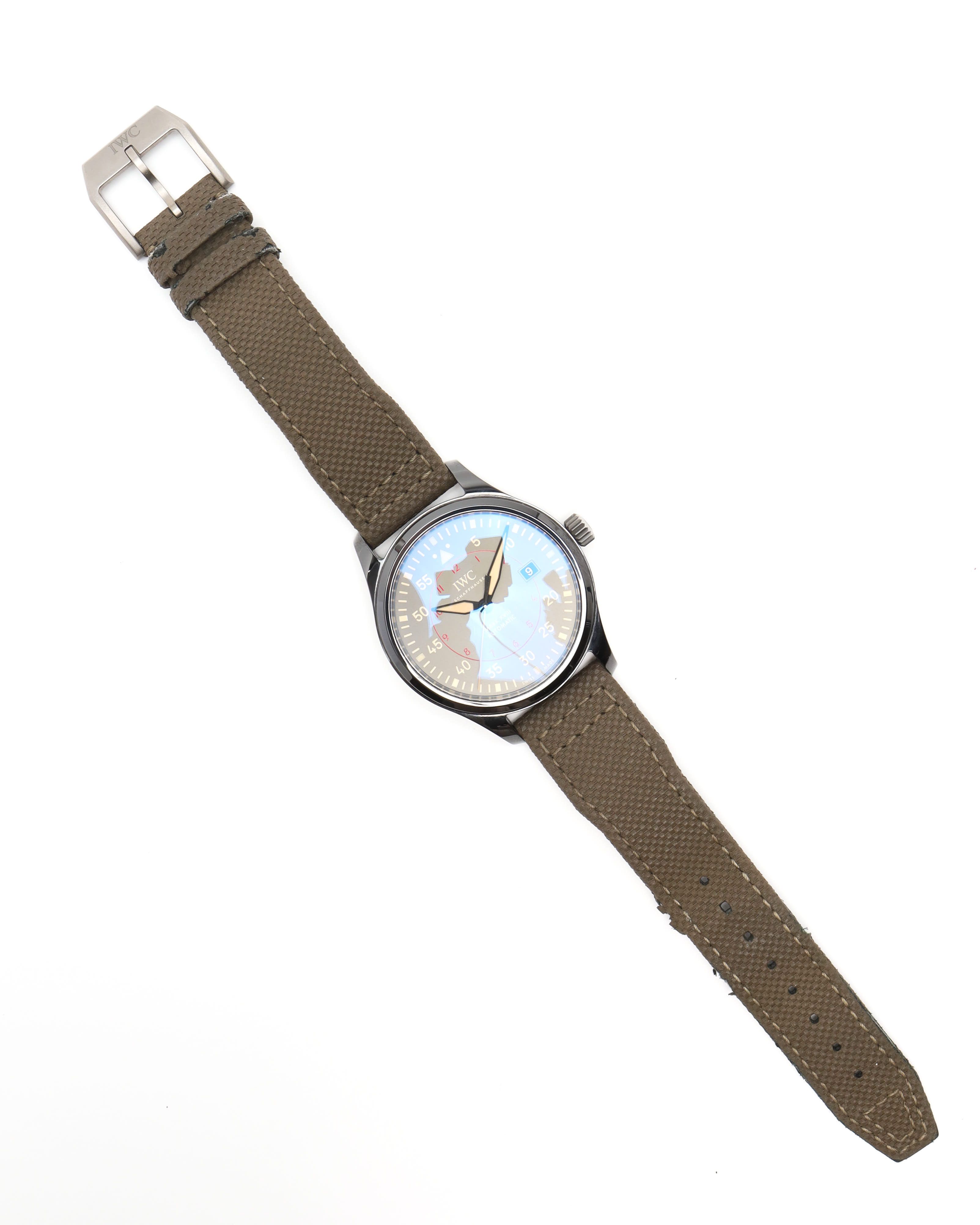 Iwc Schaffhausen Iwc Pilot Mark Xviii Top Gun Miramar 41mm Ref Iw324702 Watch In Brown