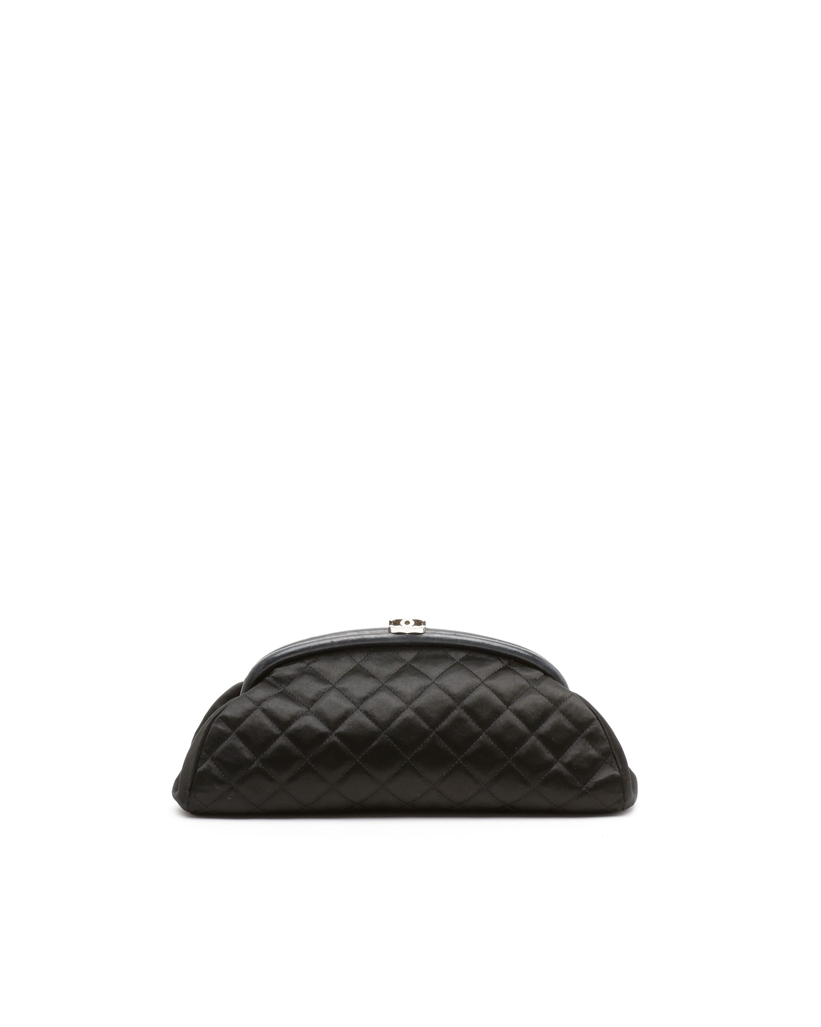 Chanel Mademoiselle Silk Clutch Bag