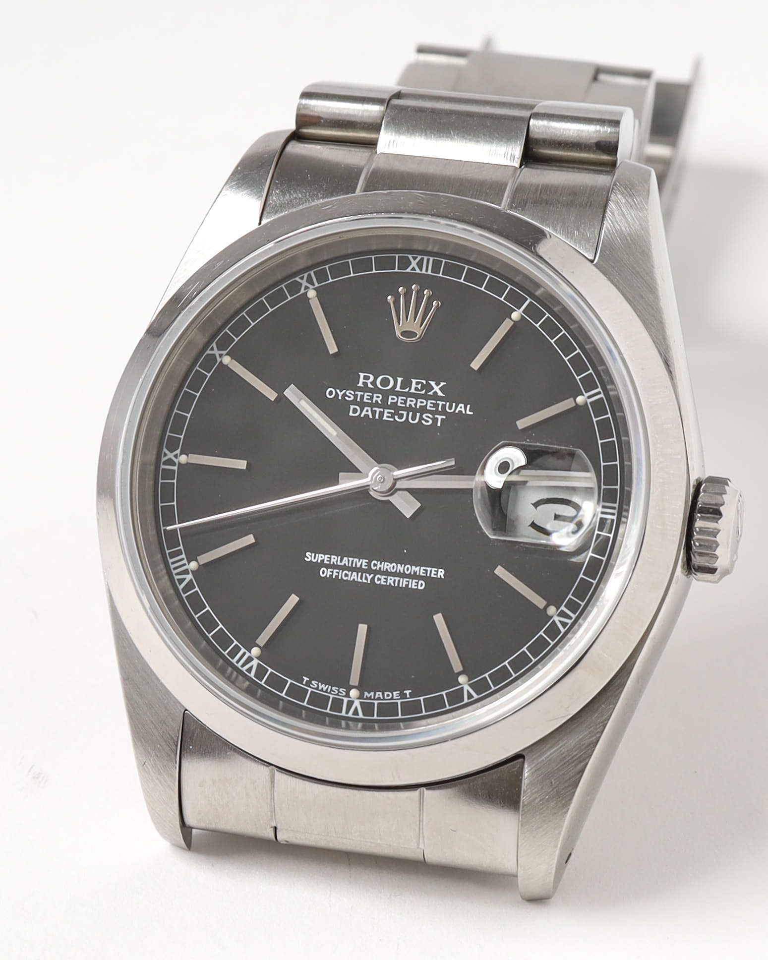 Rolex Datejust 36mm Ref 16200 Full Set 1989 Watch In Multi