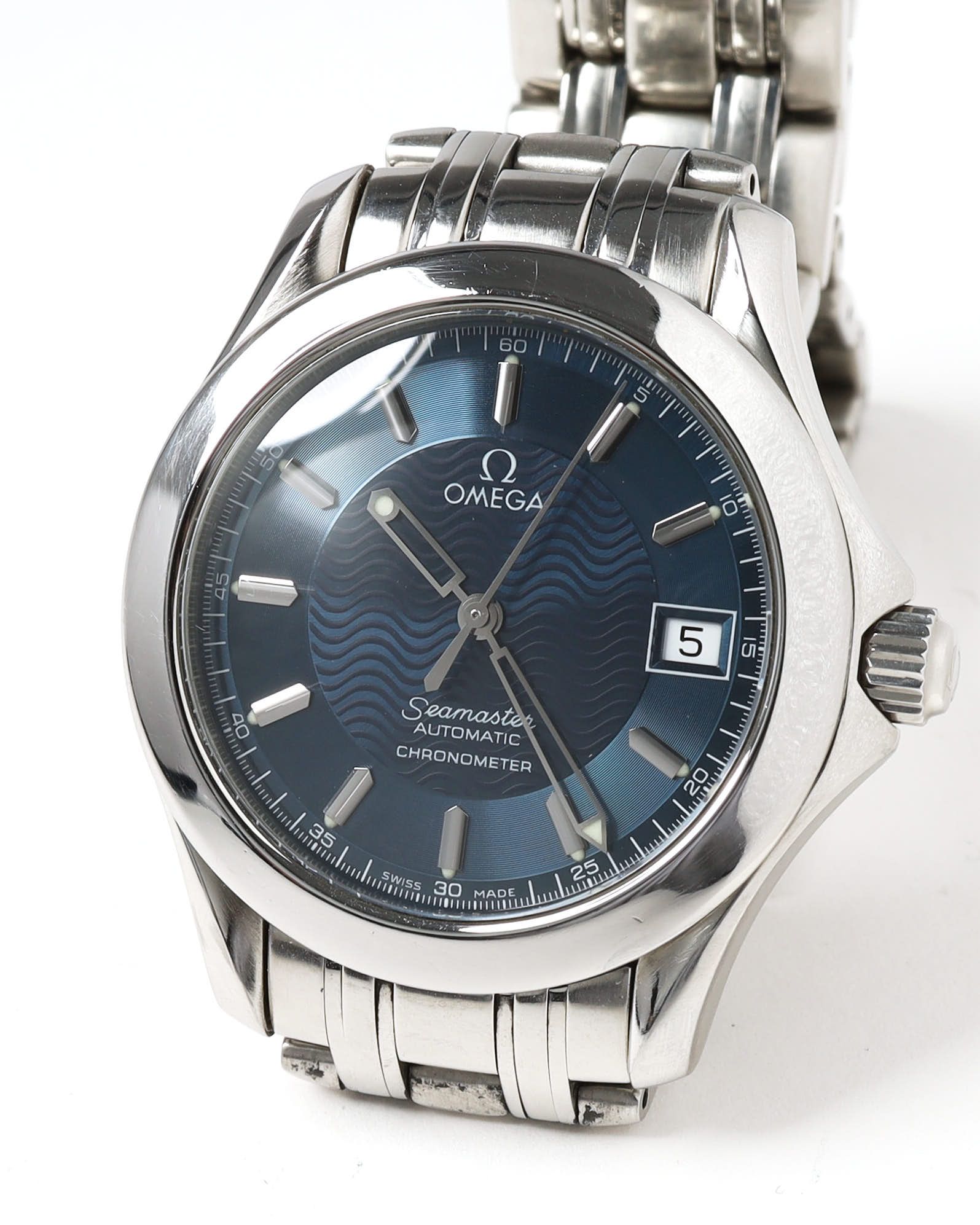 Omega Seamaster 120m 36mm Ref 2501.81 1999 Watch In Metallic