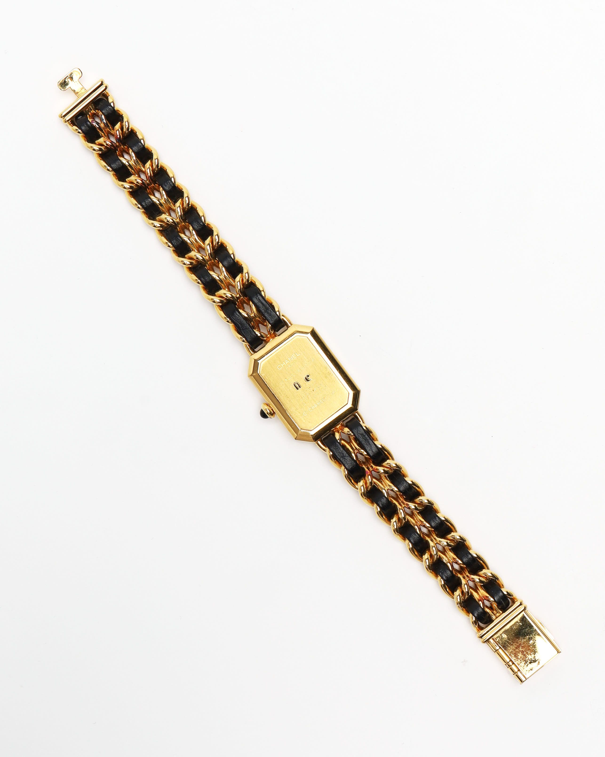 Pre-owned Chanel Premiere L 20mm Watch In Black