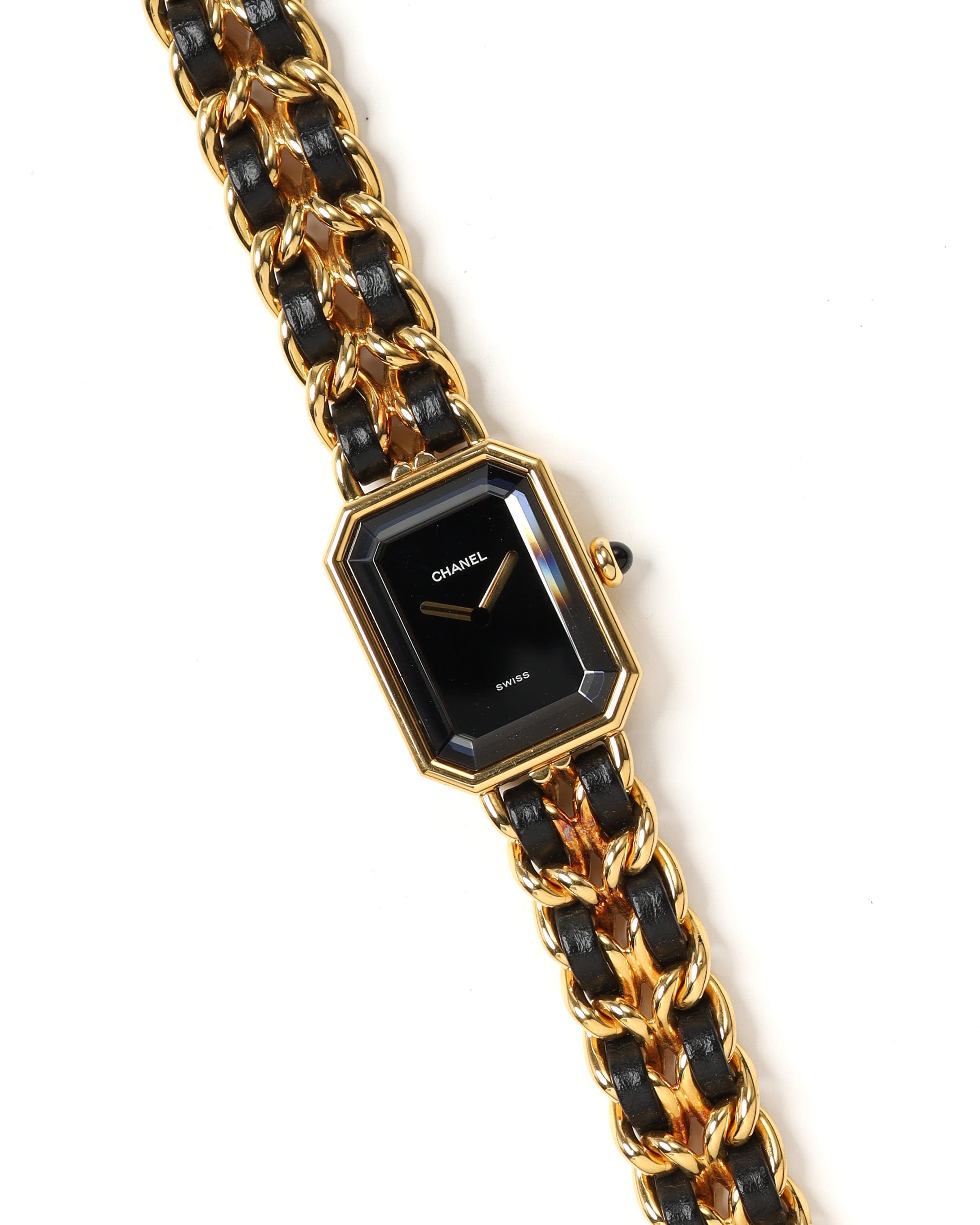 Pre-owned Chanel Premiere L 20mm Watch In Black