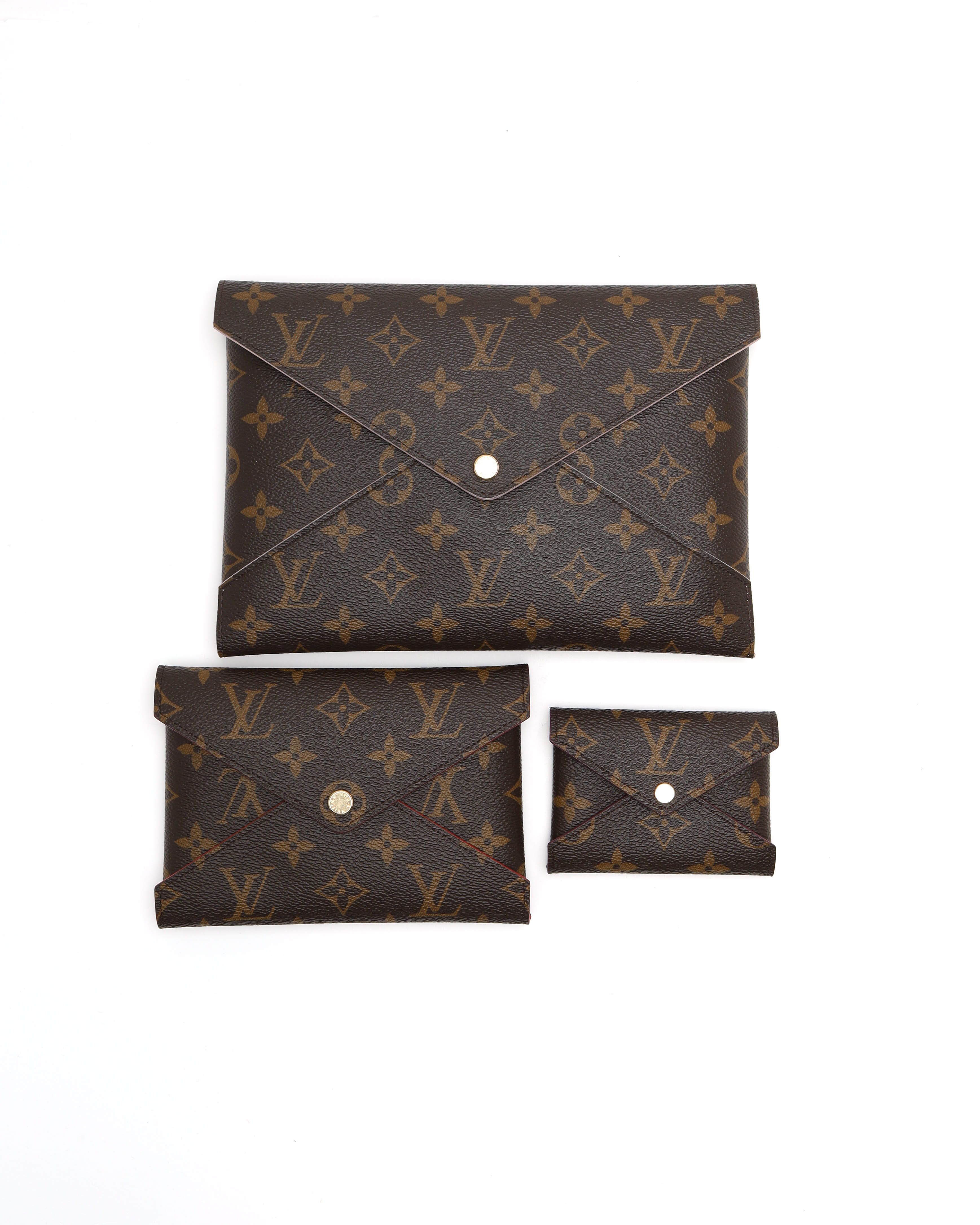 Pre-owned Louis Vuitton Monogram Kirigami Pochette In Brown