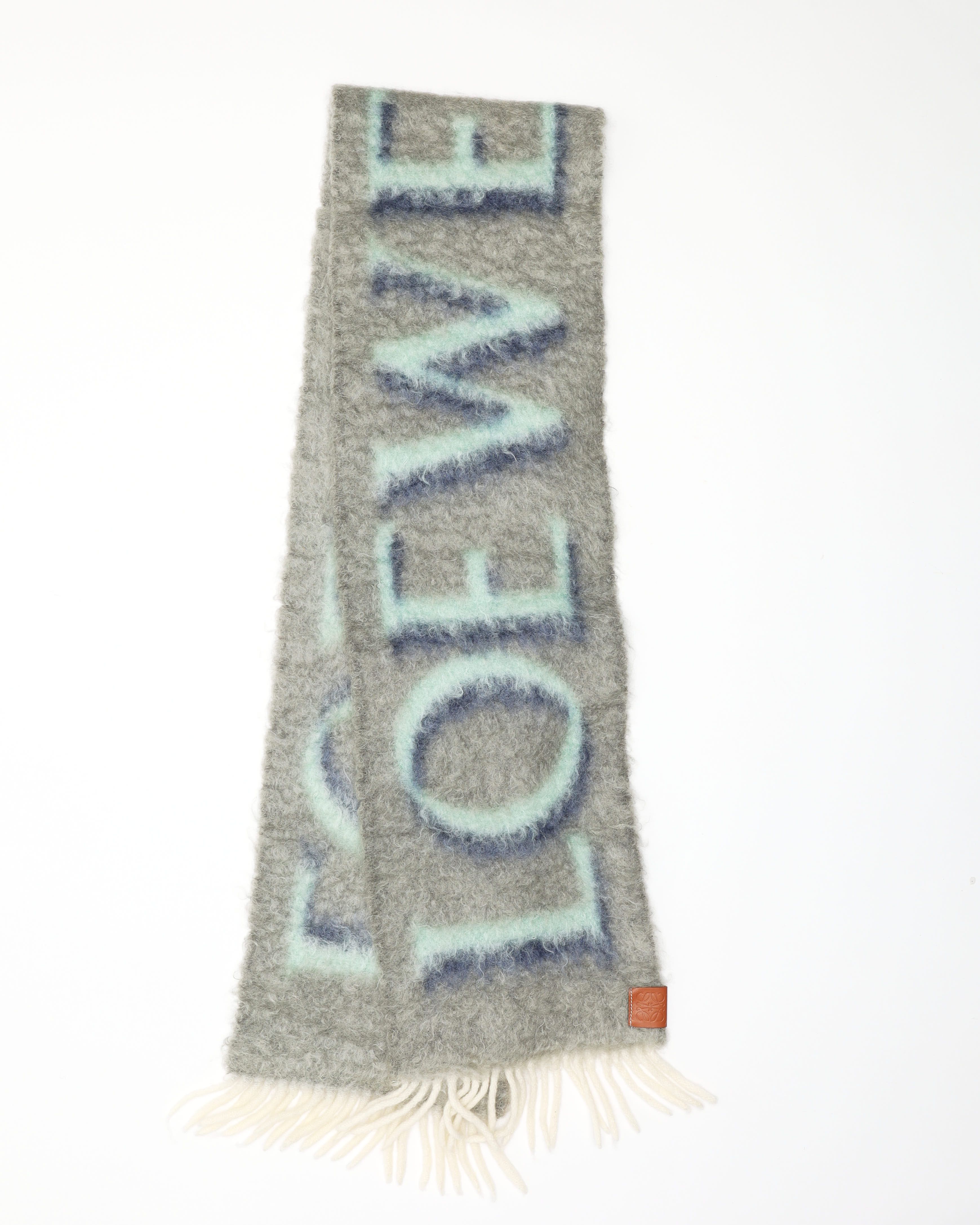 Loewe Mohair And Wool Scarf In Multi