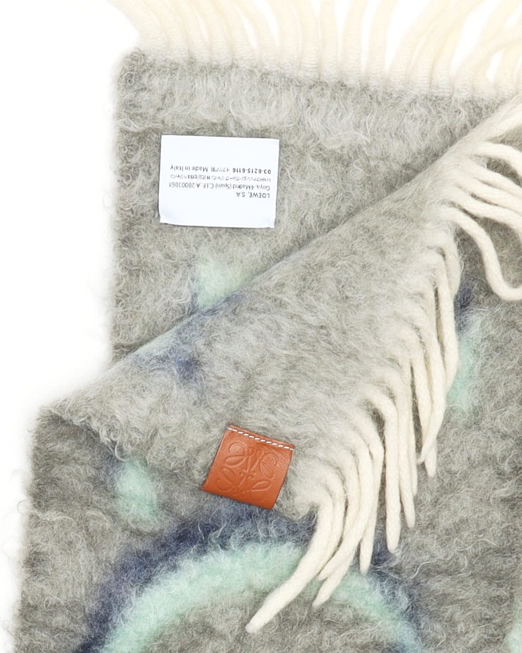 Loewe Mohair And Wool Scarf In Multi