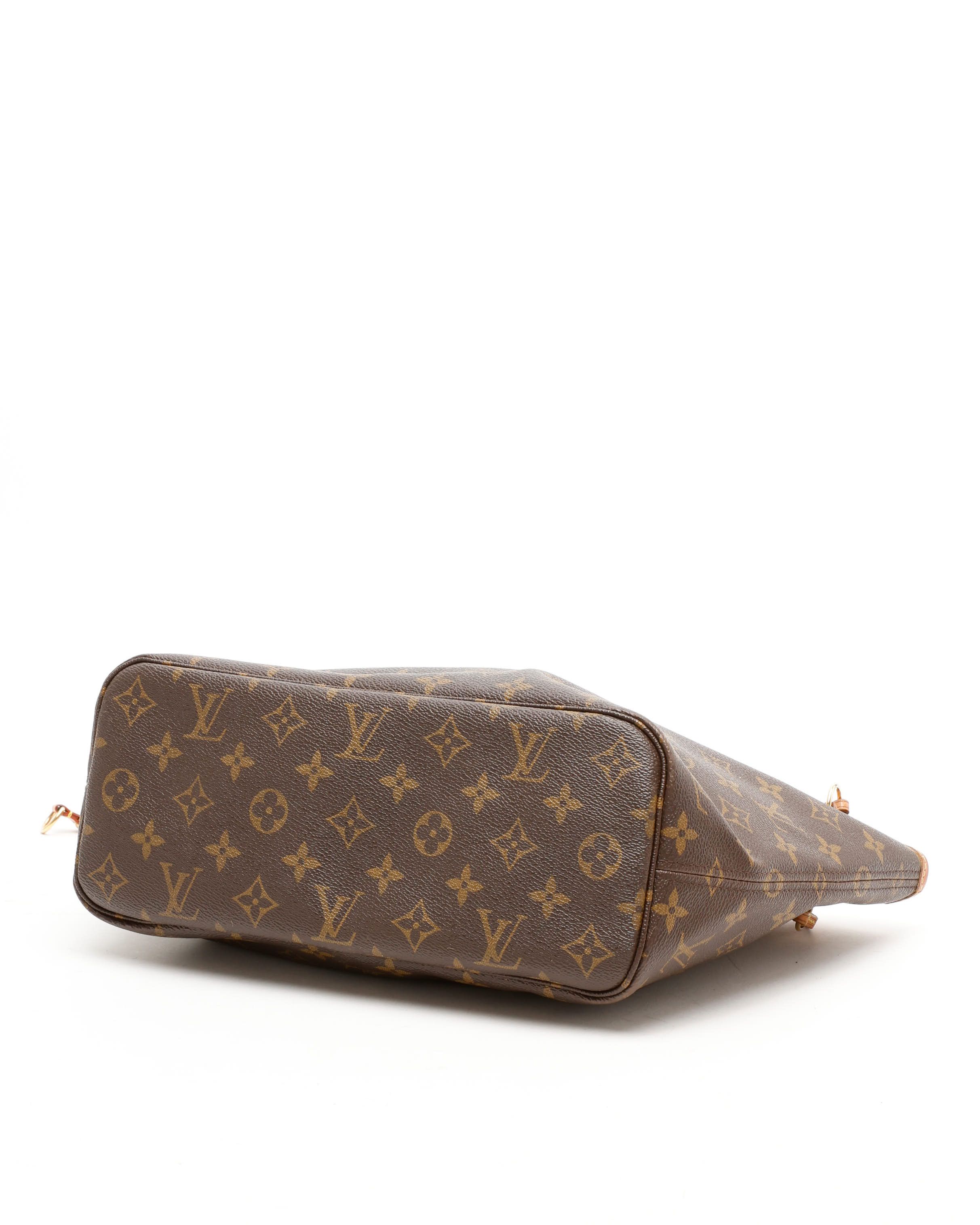 Pre-owned Louis Vuitton Monogram Neverfull Pm Bag In Brown