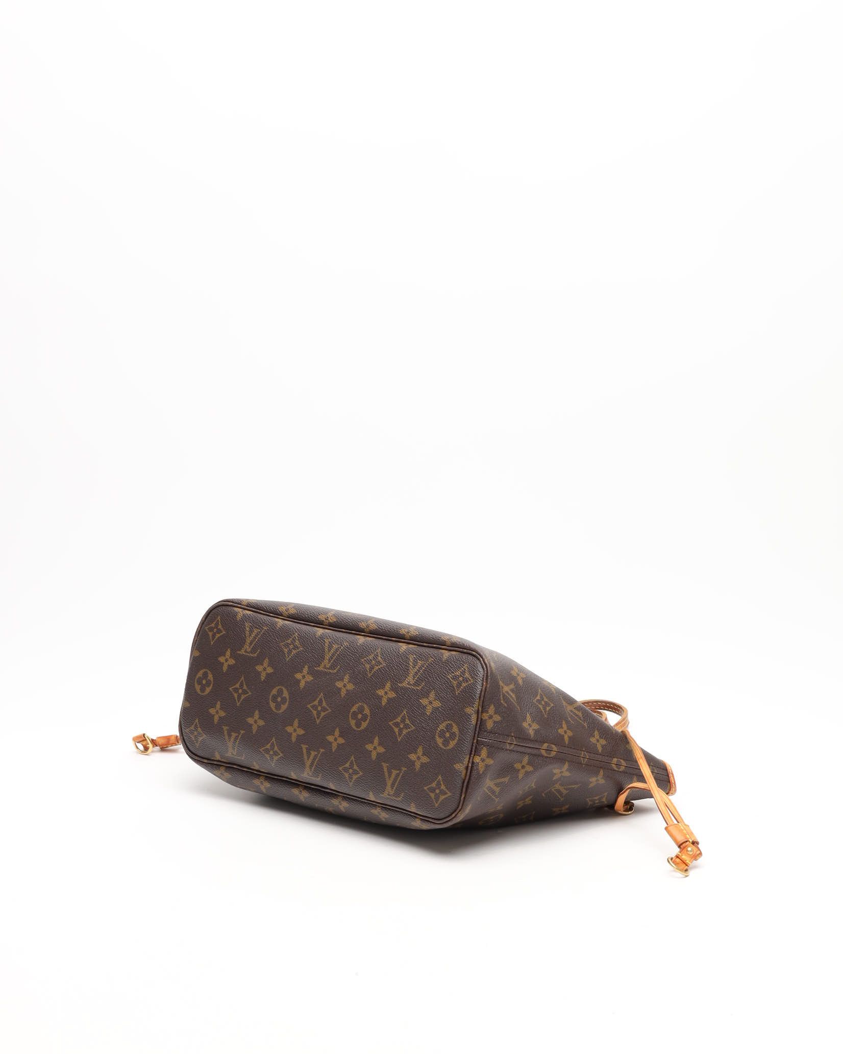Pre-owned Louis Vuitton Monogram Neverfull Pm Bag In Brown