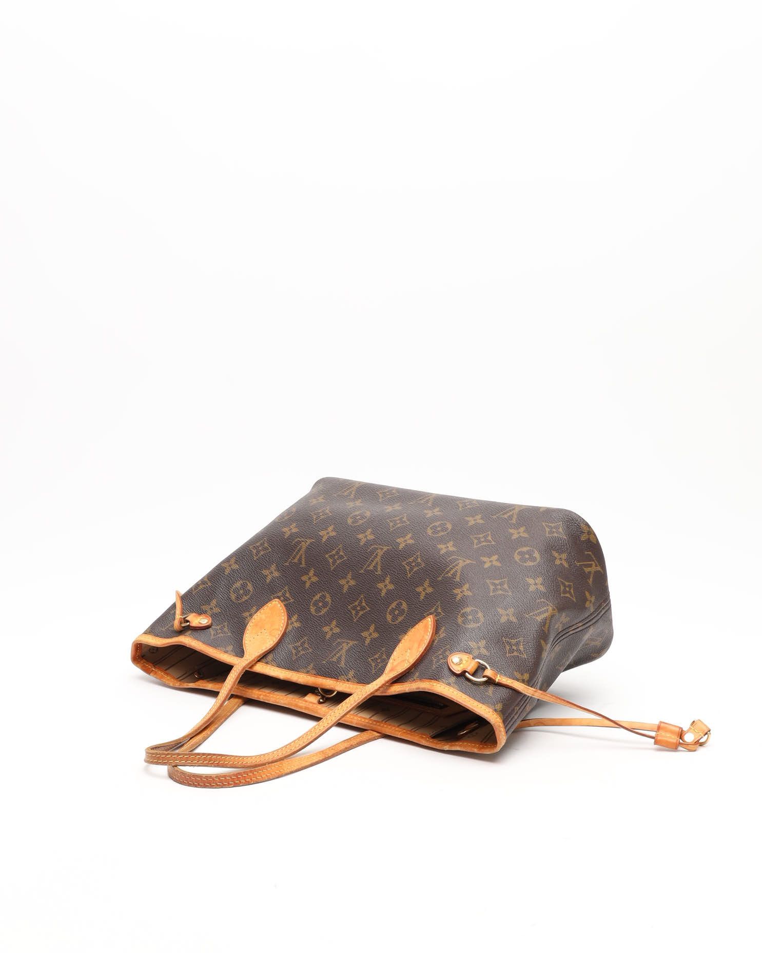 Pre-owned Louis Vuitton Monogram Neverfull Pm Bag In Brown