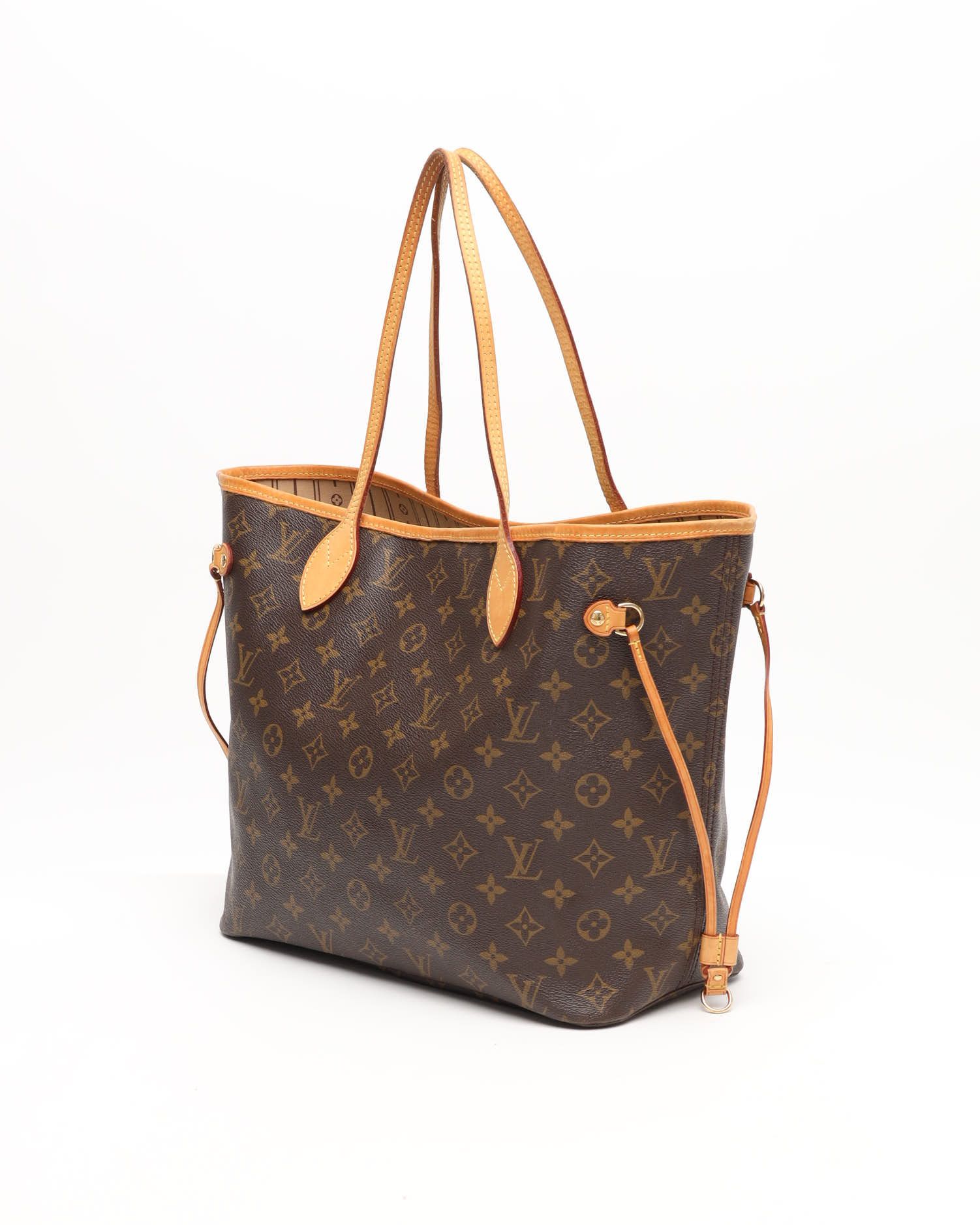 Pre-owned Louis Vuitton Monogram Neverfull Mm Tote Bag In Brown