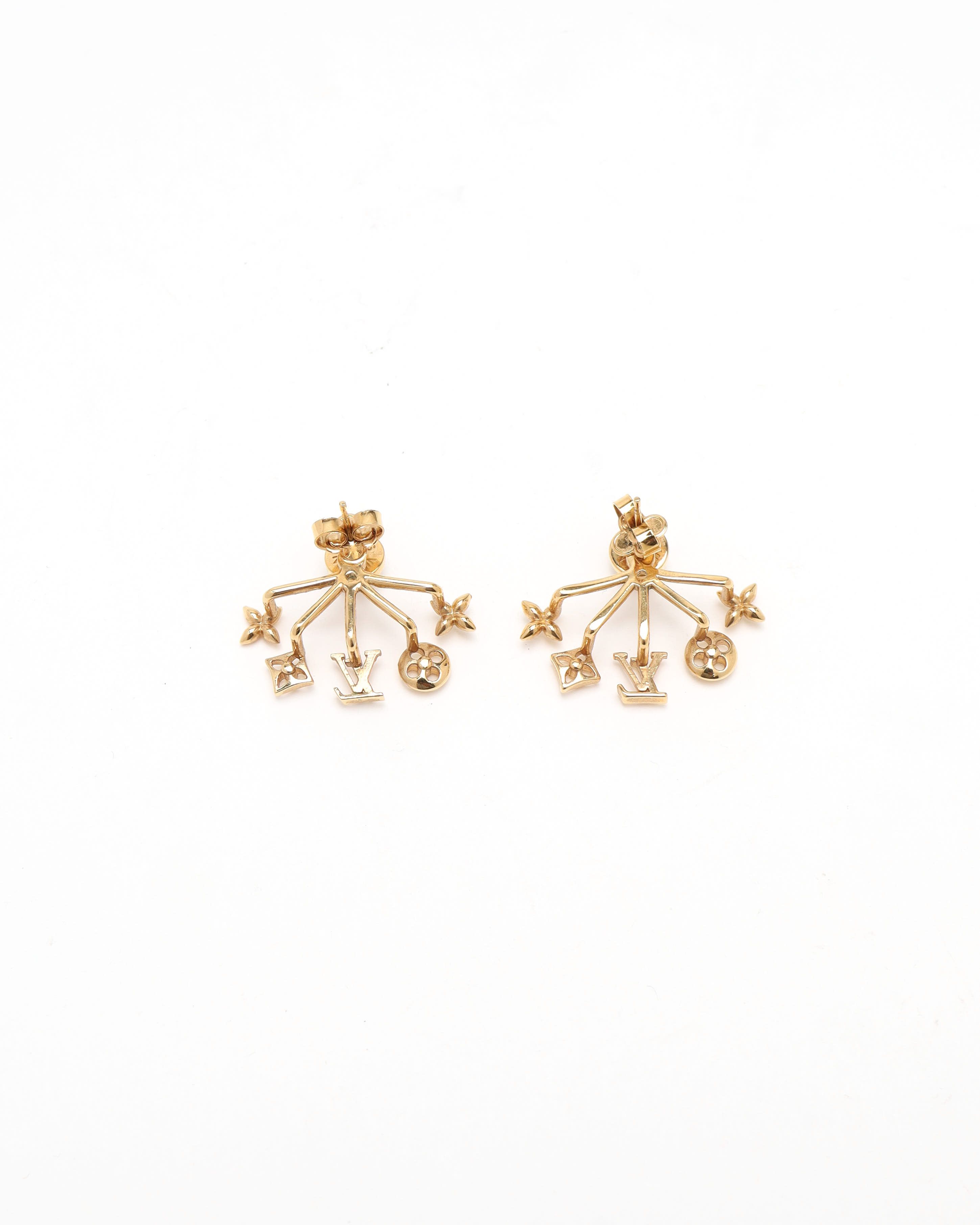 Pre-owned Louis Vuitton Cruiser Earring In Multi