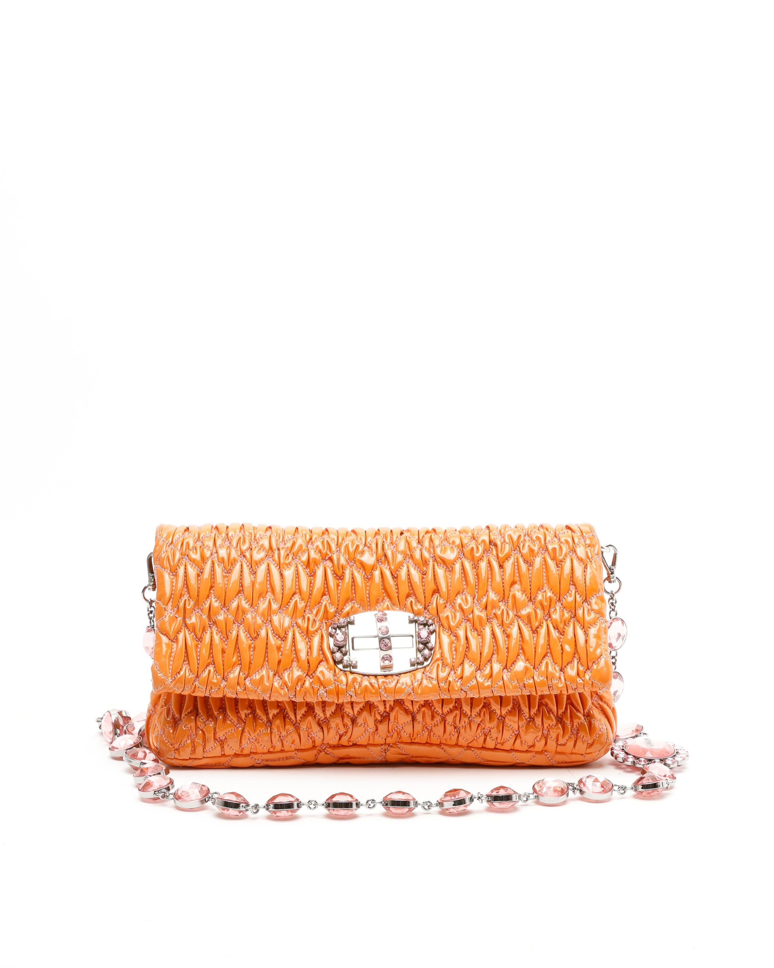 MIU MIU Patent Crystal Bag