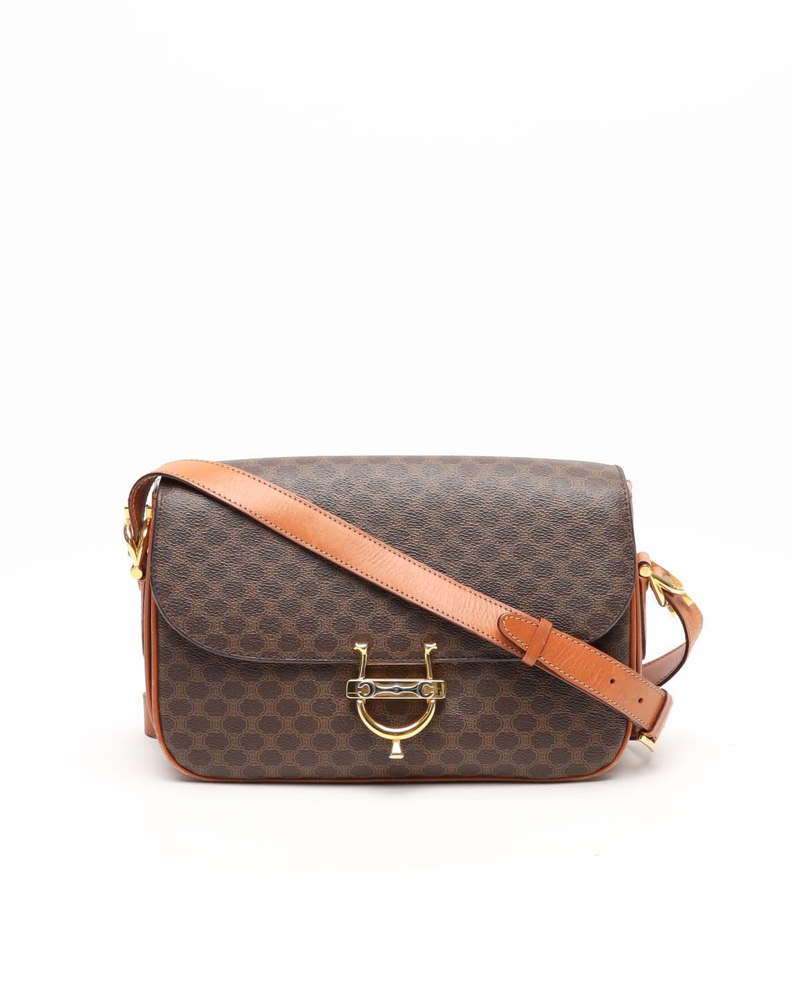 Céline Horsebit Macadam Crossbody Bag