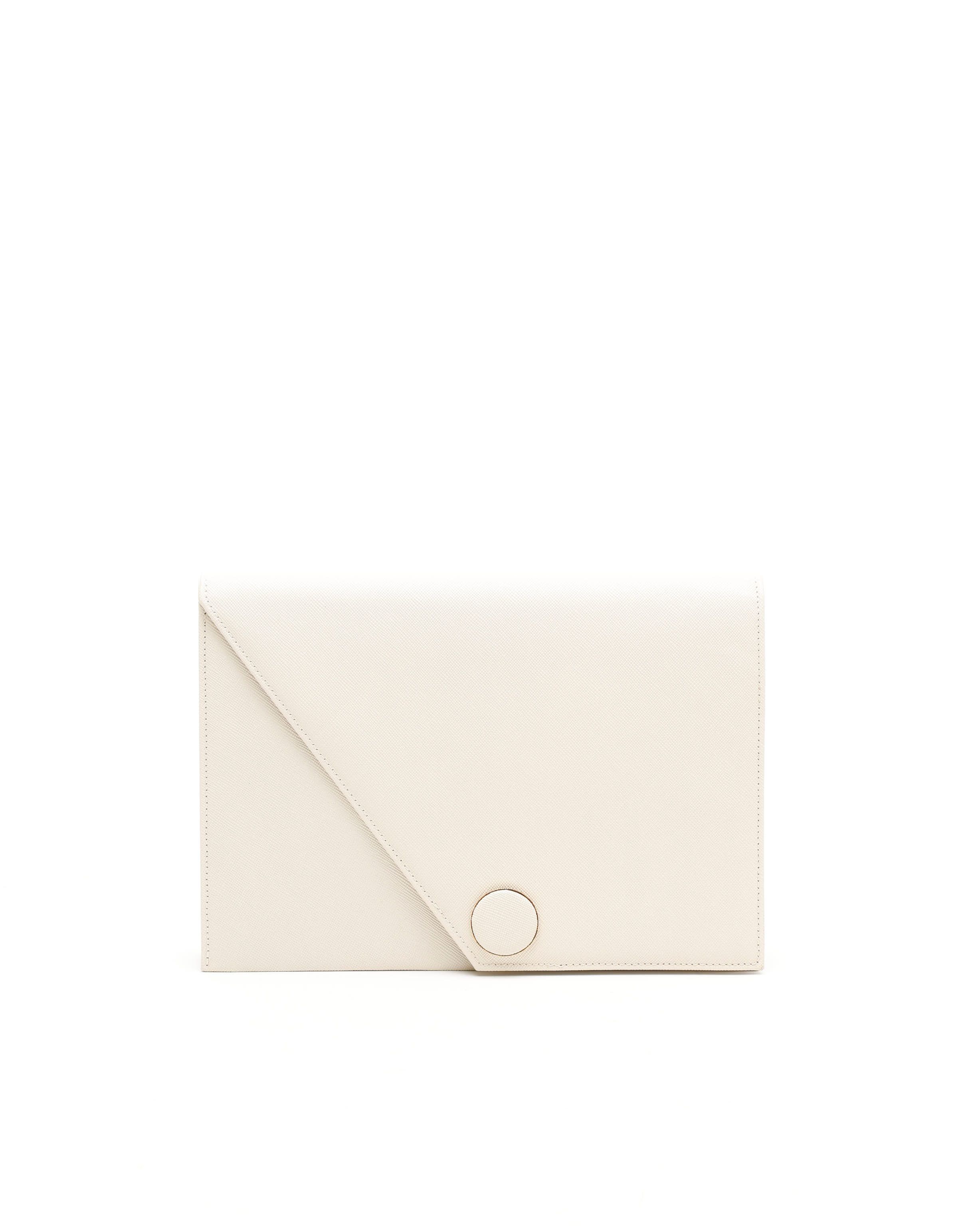 Saint Laurent Clutch Bag In White