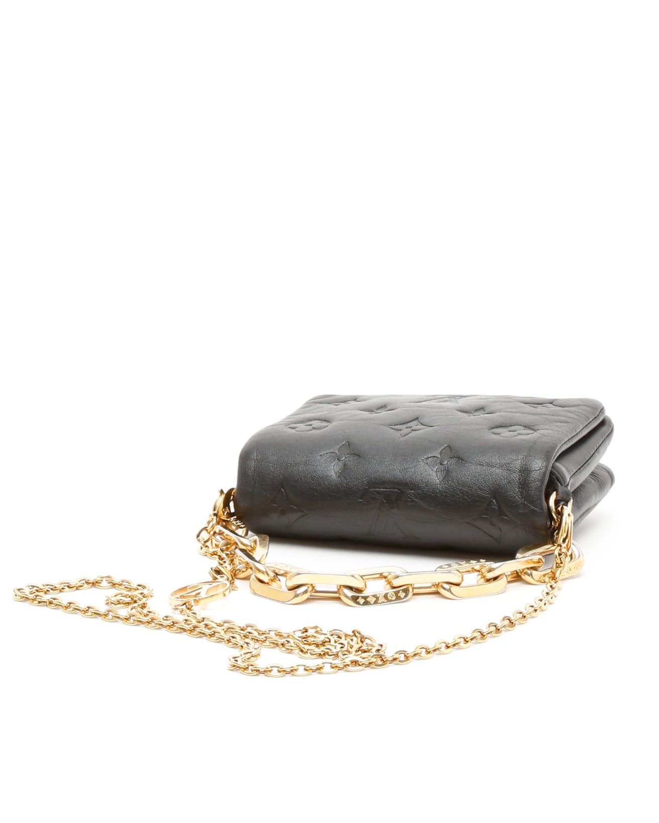 Pre-owned Louis Vuitton Coussin Bag In Black