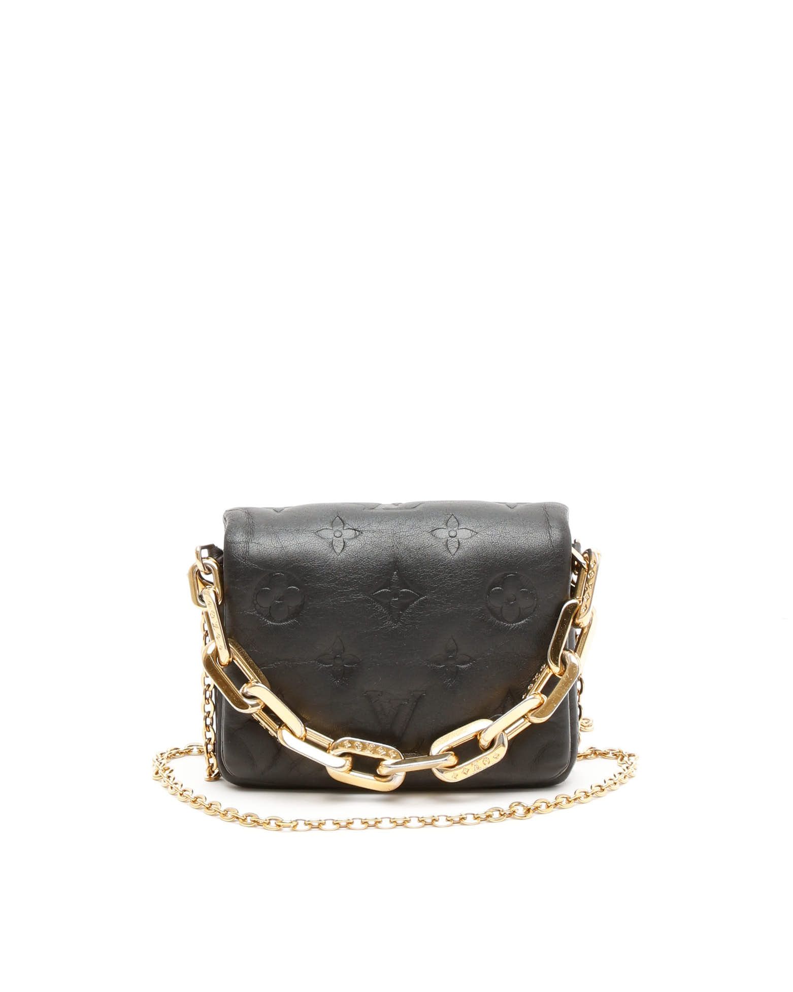 Pre-owned Louis Vuitton Coussin Bag In Black