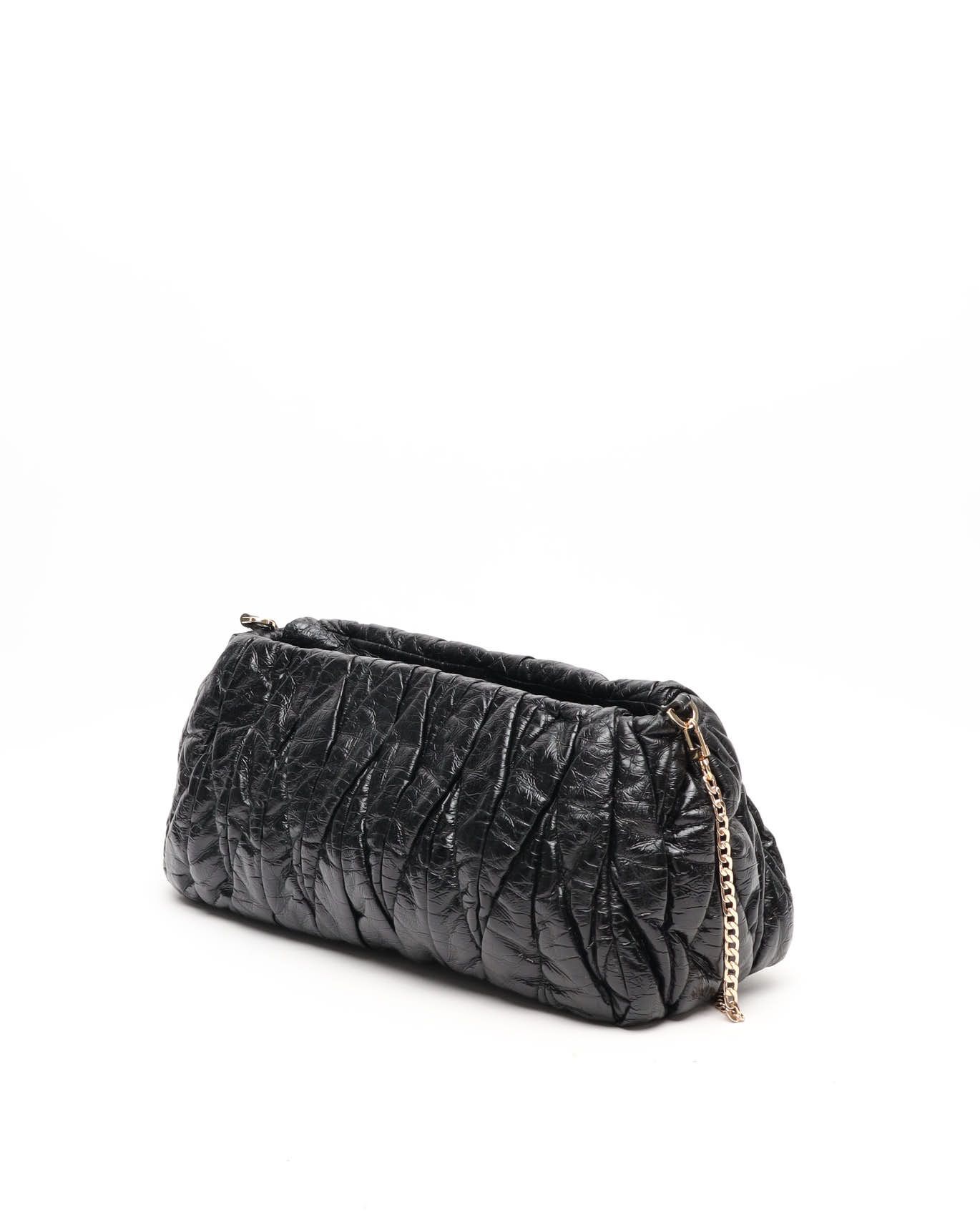 Miu Miu Matelassé Chain Bag In Black