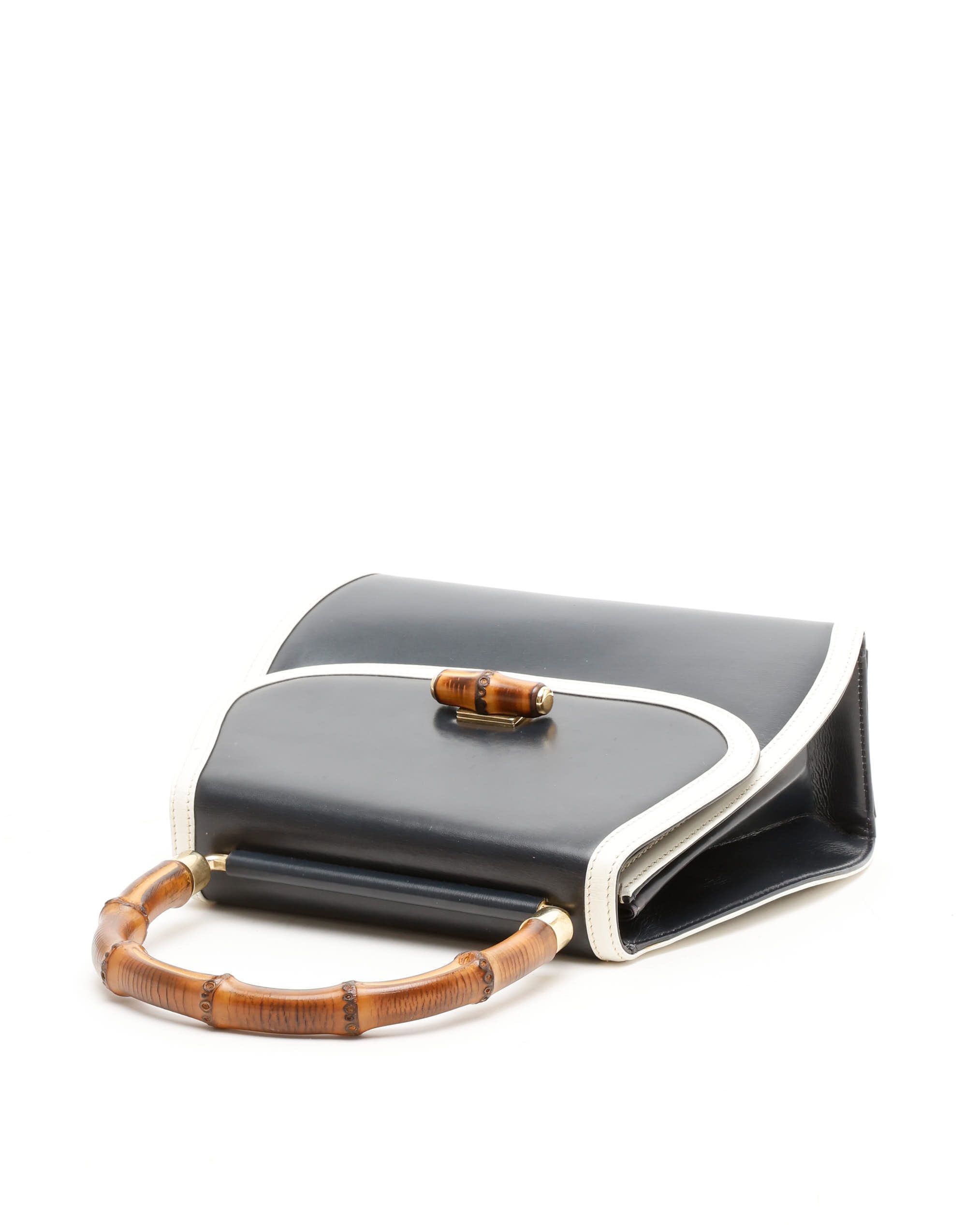 Gucci Bamboo Top Handle Bag In Multi