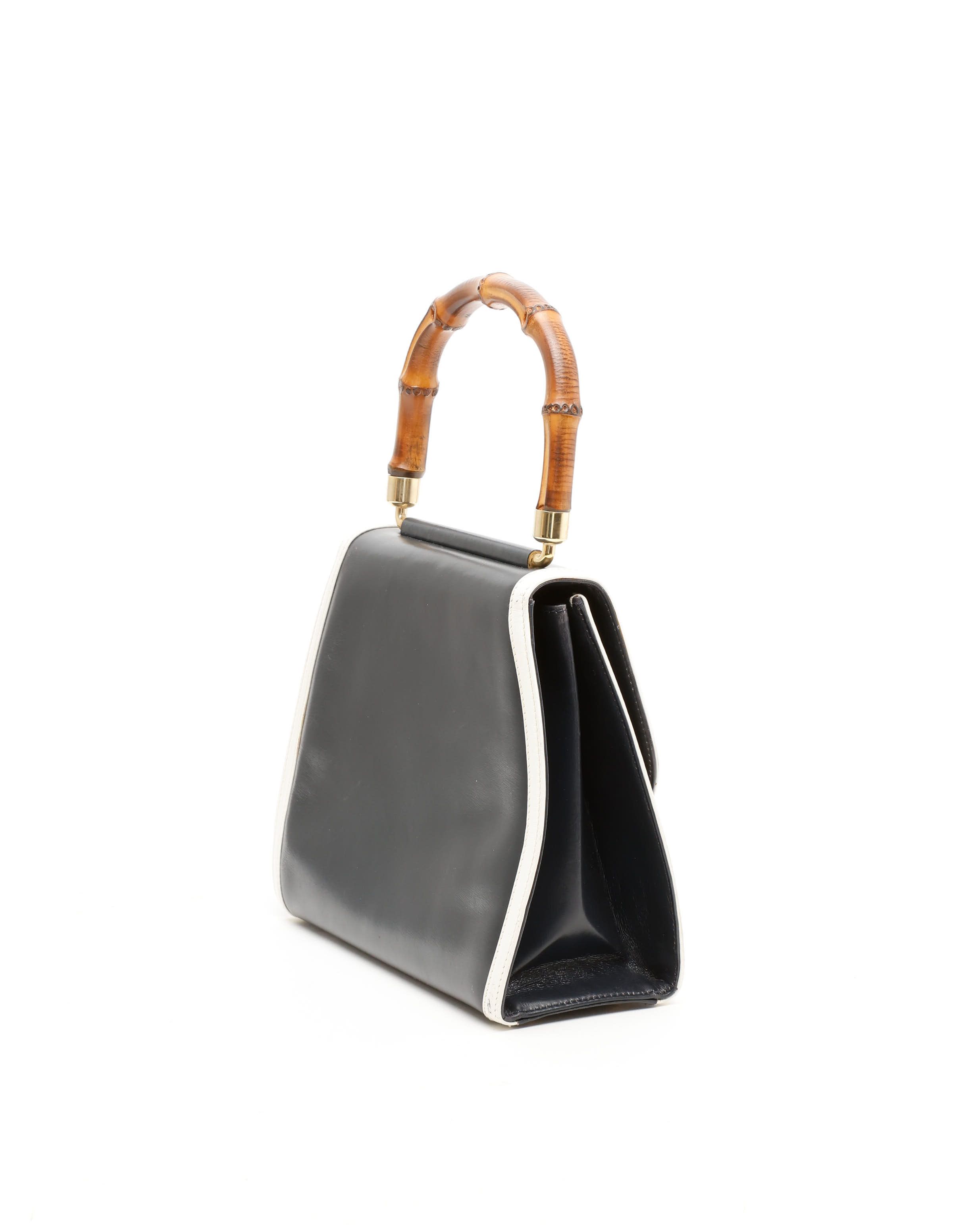 Gucci Bamboo Top Handle Bag In Multi