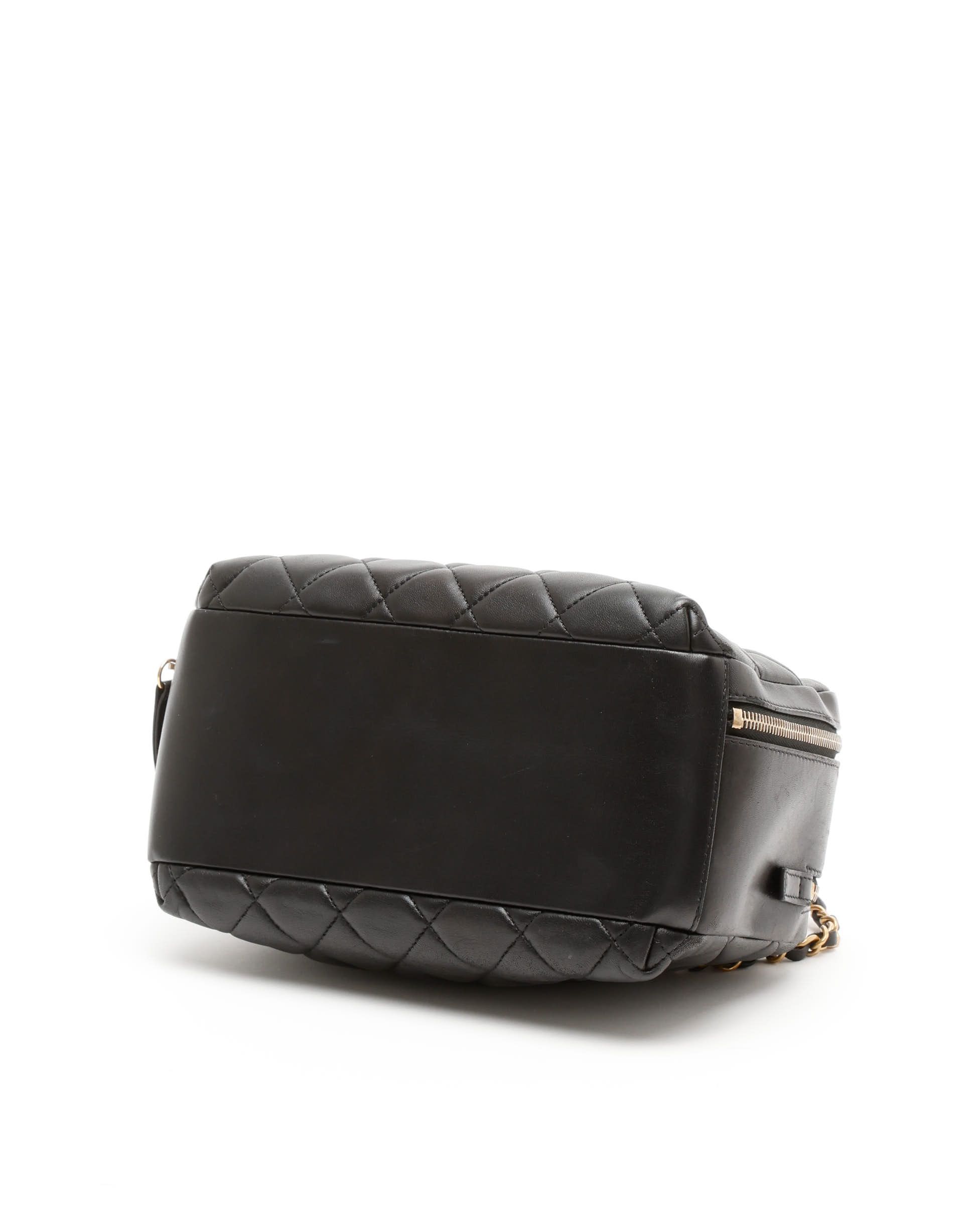 CHANEL Pre-owned Medium Trendy Top Handle Bag In Black