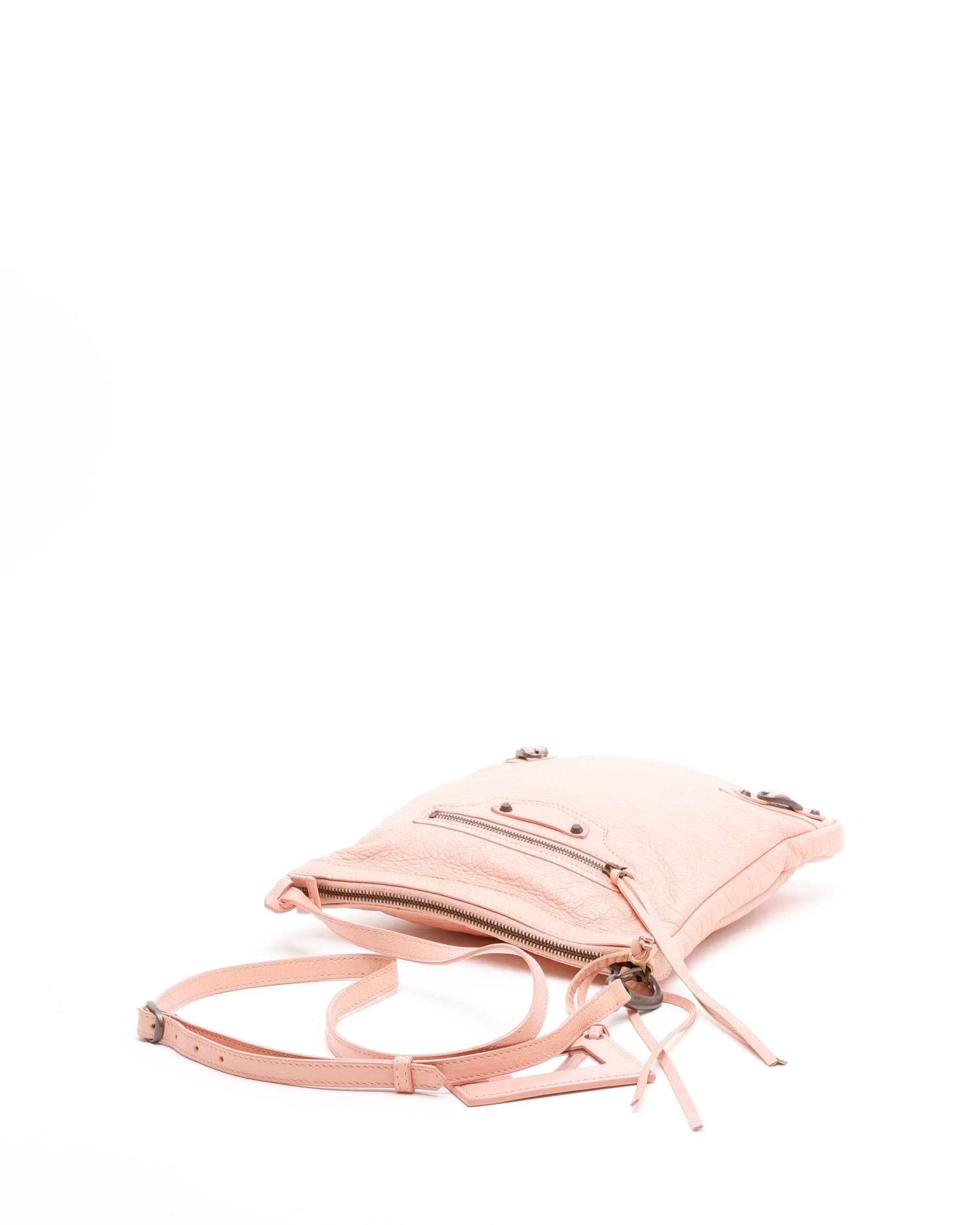 Balenciaga Le City Crossbody Bag In Pink