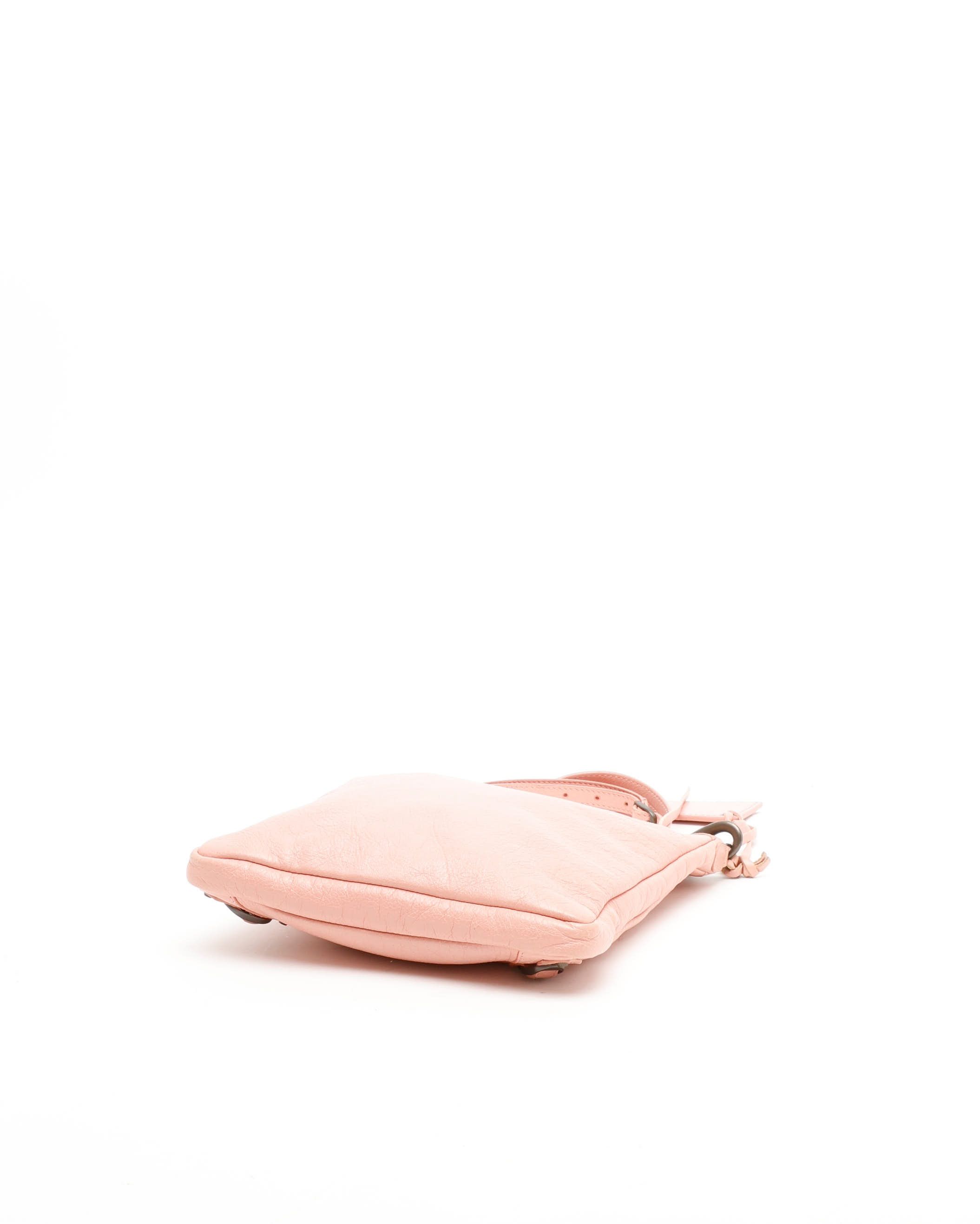 Balenciaga Le City Crossbody Bag In Pink