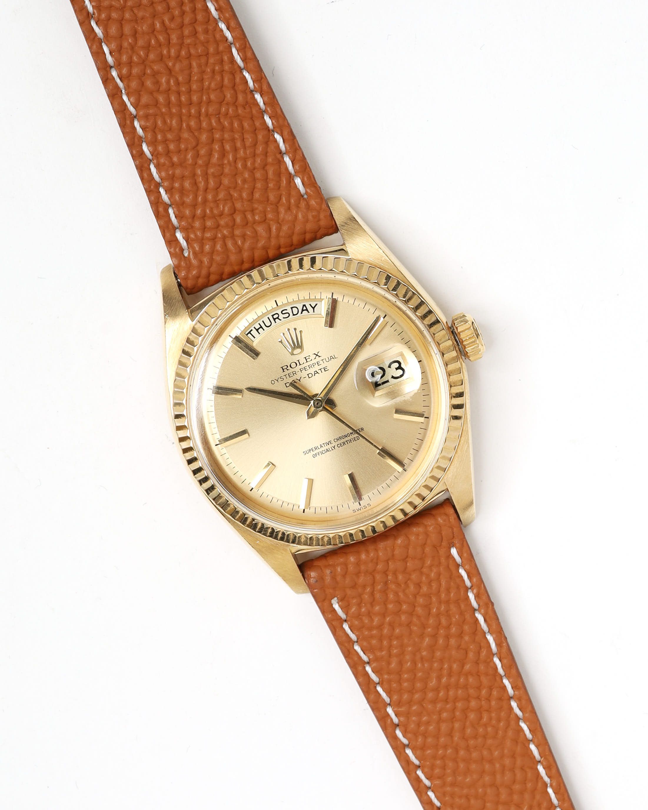 Rolex Day-date 36mm Ref 1803 18k Gold 1962 Watch In Gold