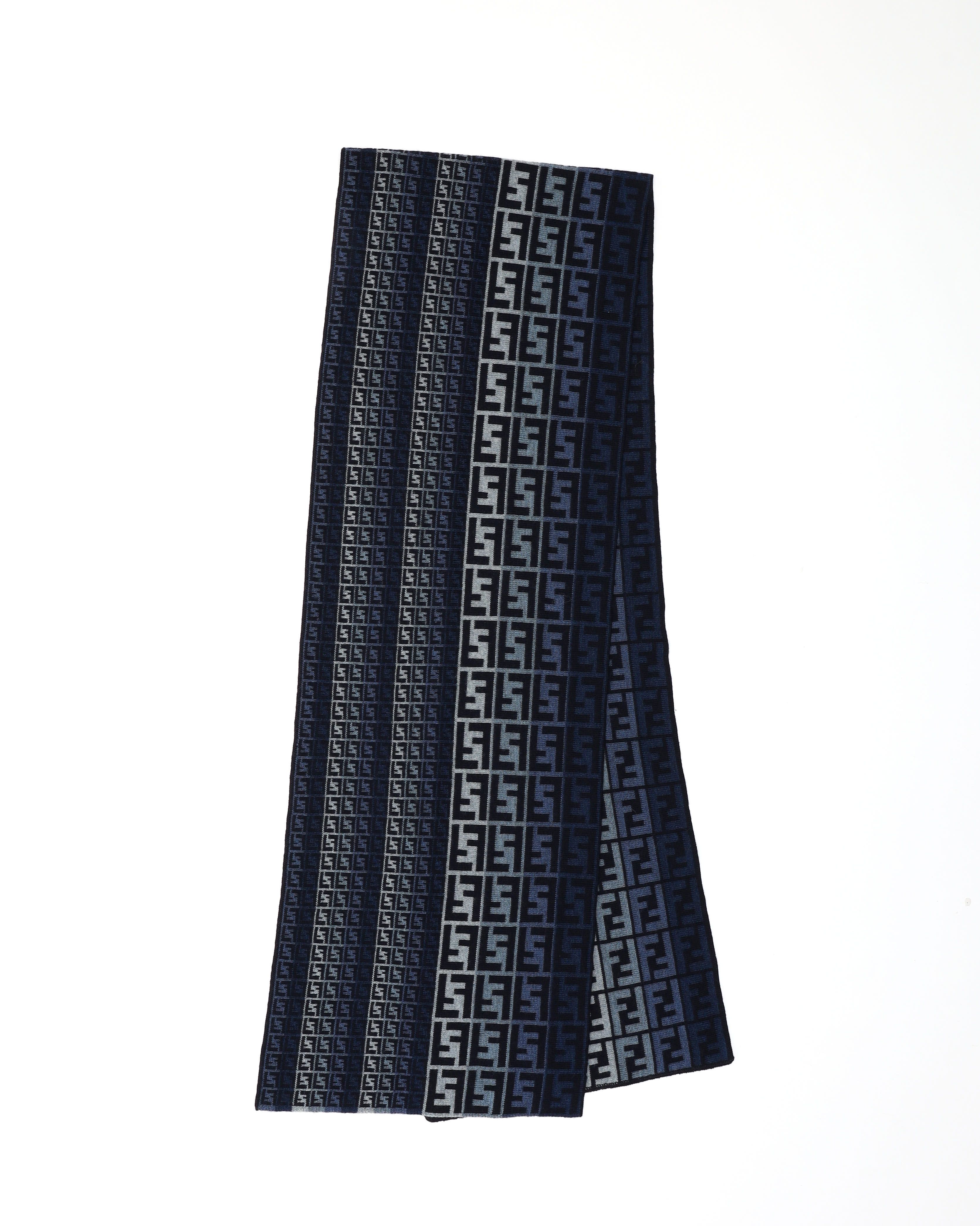 Fendi Zucca Wool Scarf In Multi