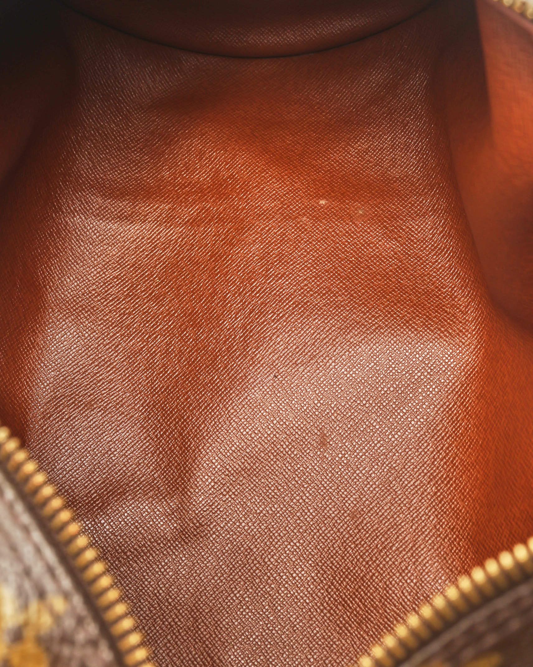 Pre-owned Louis Vuitton Monogram Papillon Pochette 30 Bag In Brown