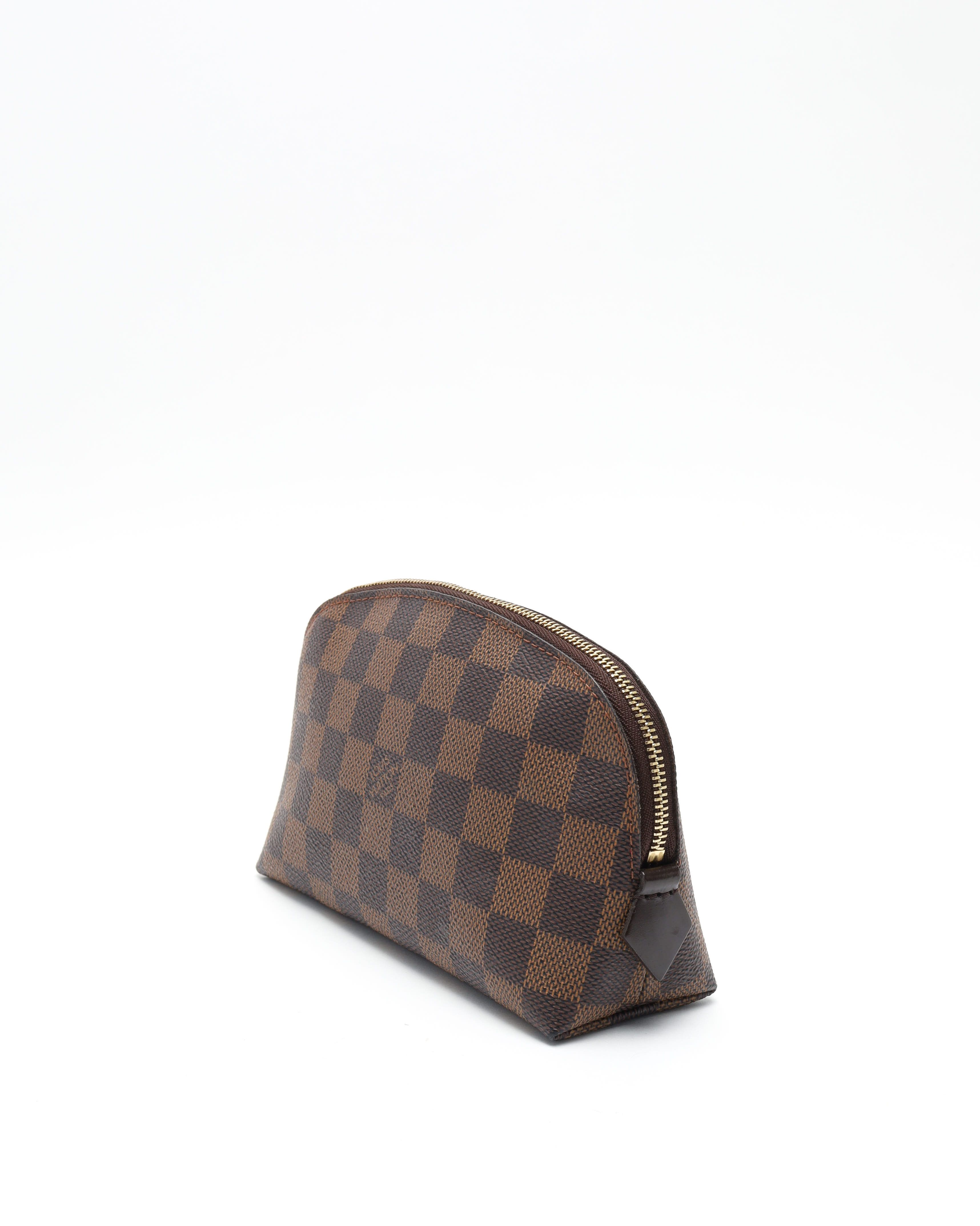 Pre-owned Louis Vuitton Damier Cosmetic Pouch In Brown