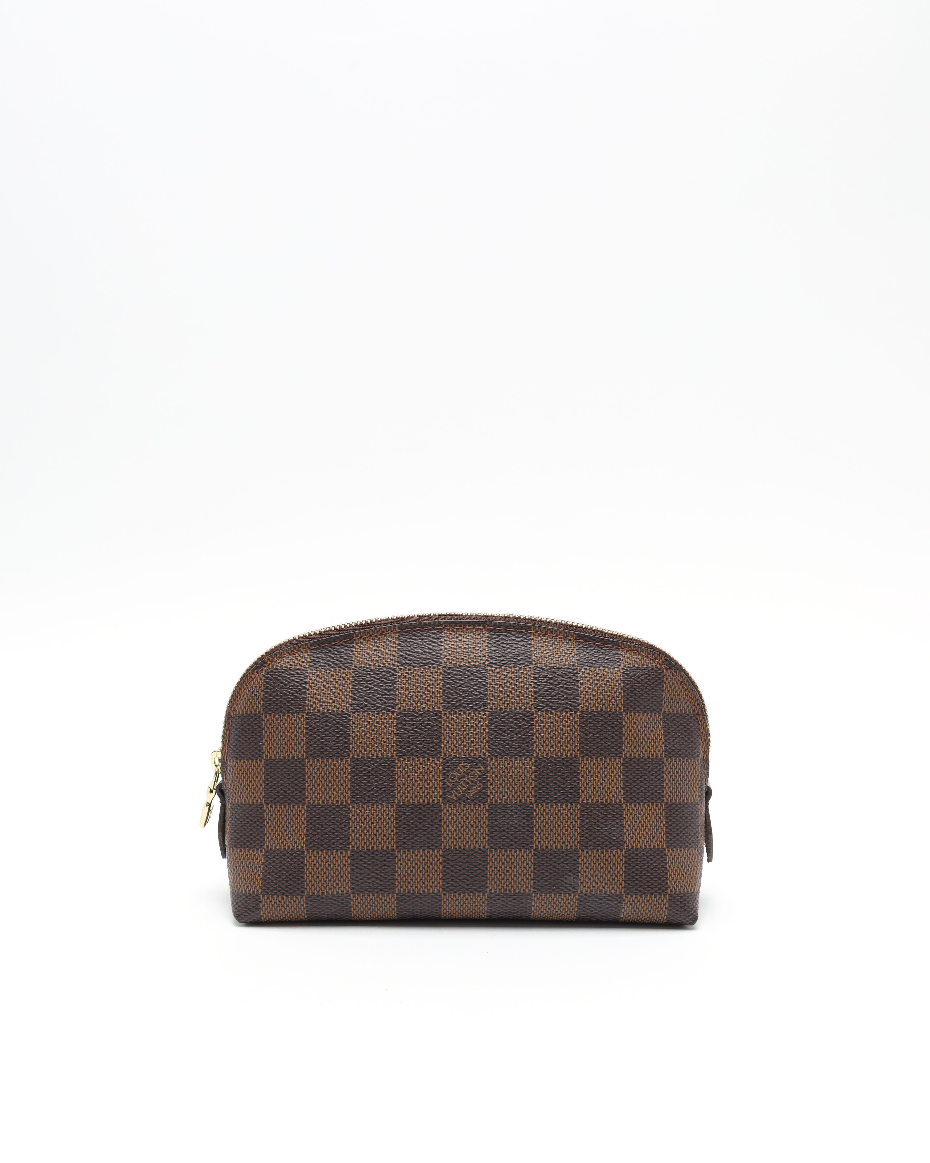 Pre-owned Louis Vuitton Damier Cosmetic Pouch In Brown