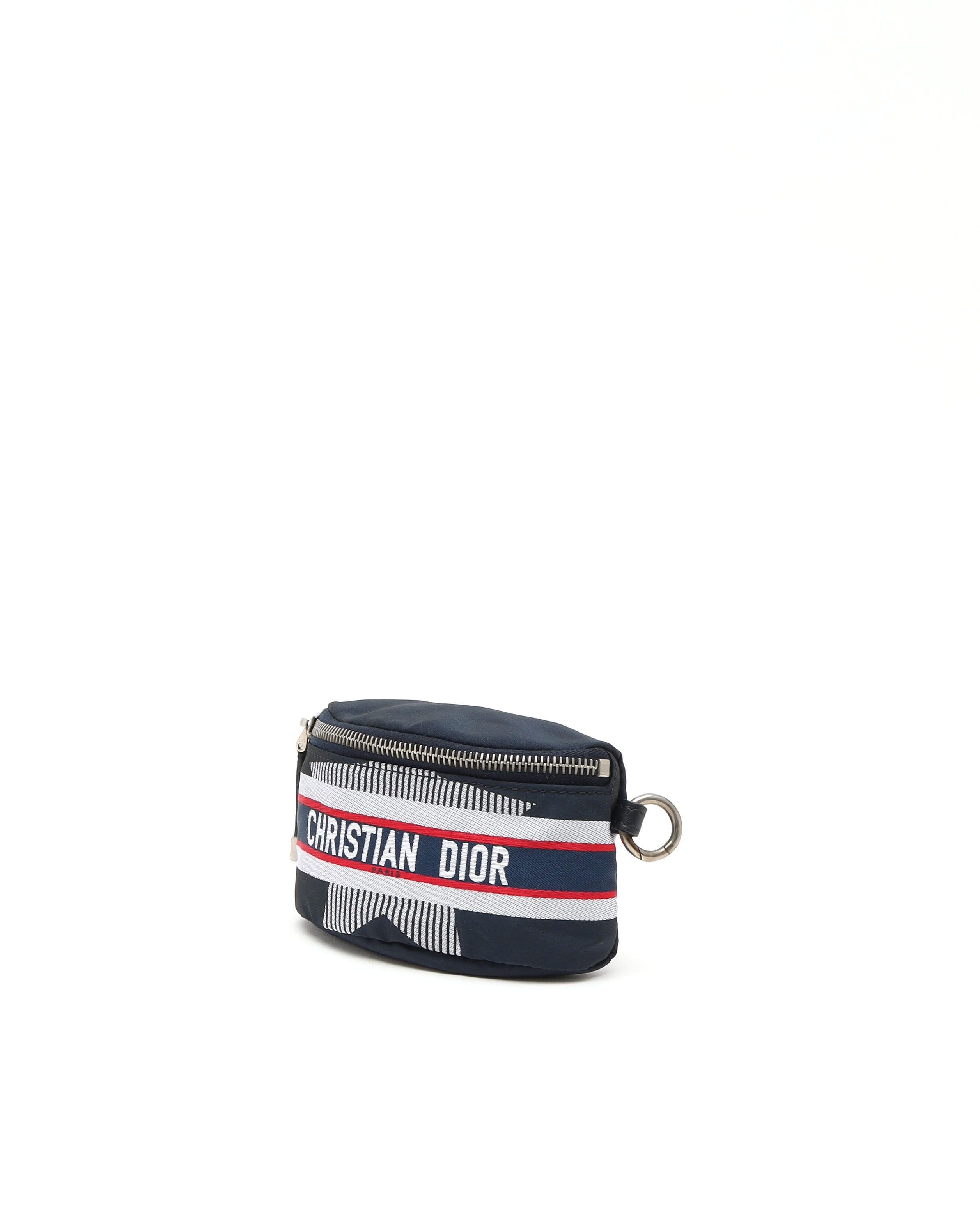 Dior Christian Alps Capsule Pouch In Blue