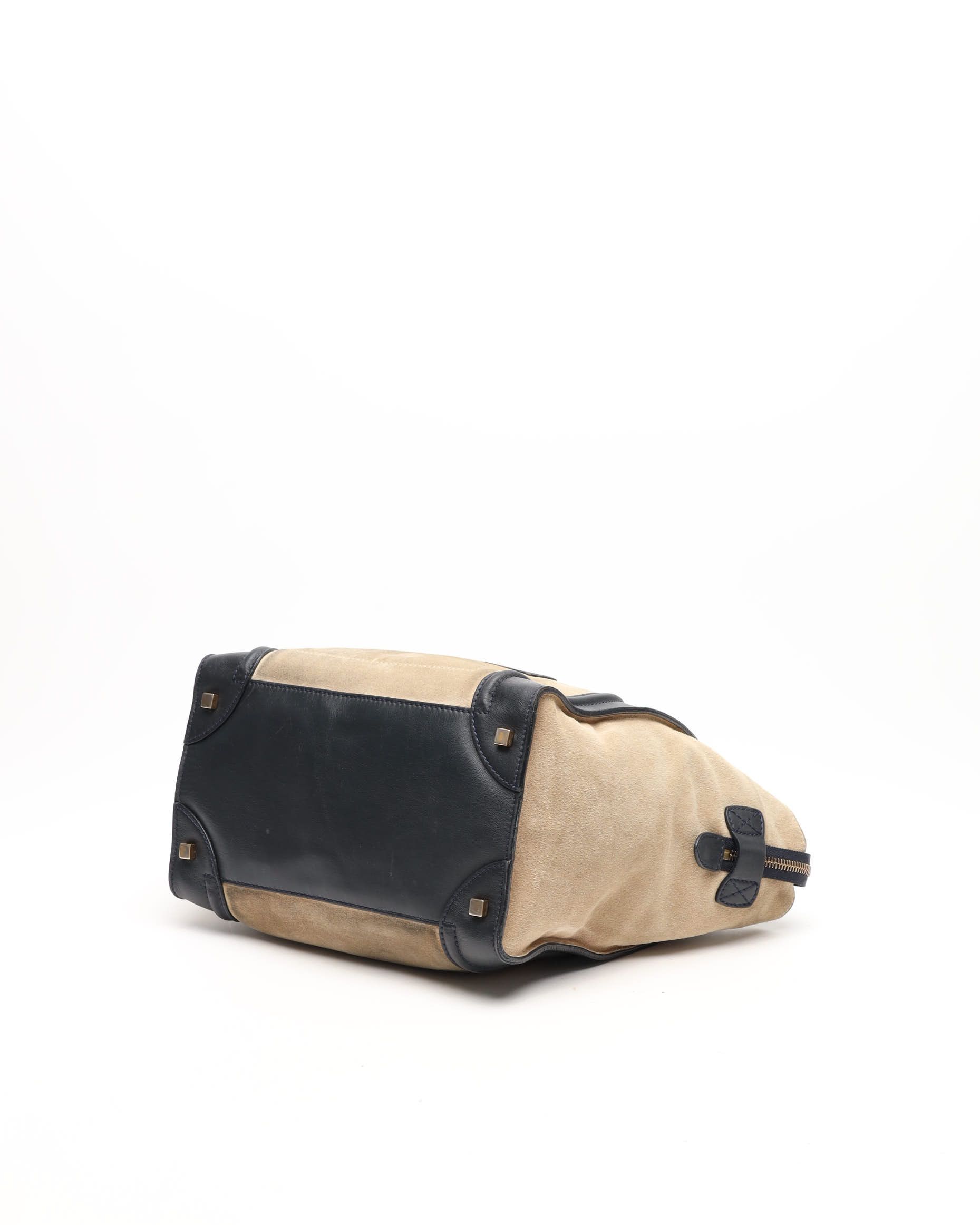 Celine Céline Luggage Mini Bag In Brown