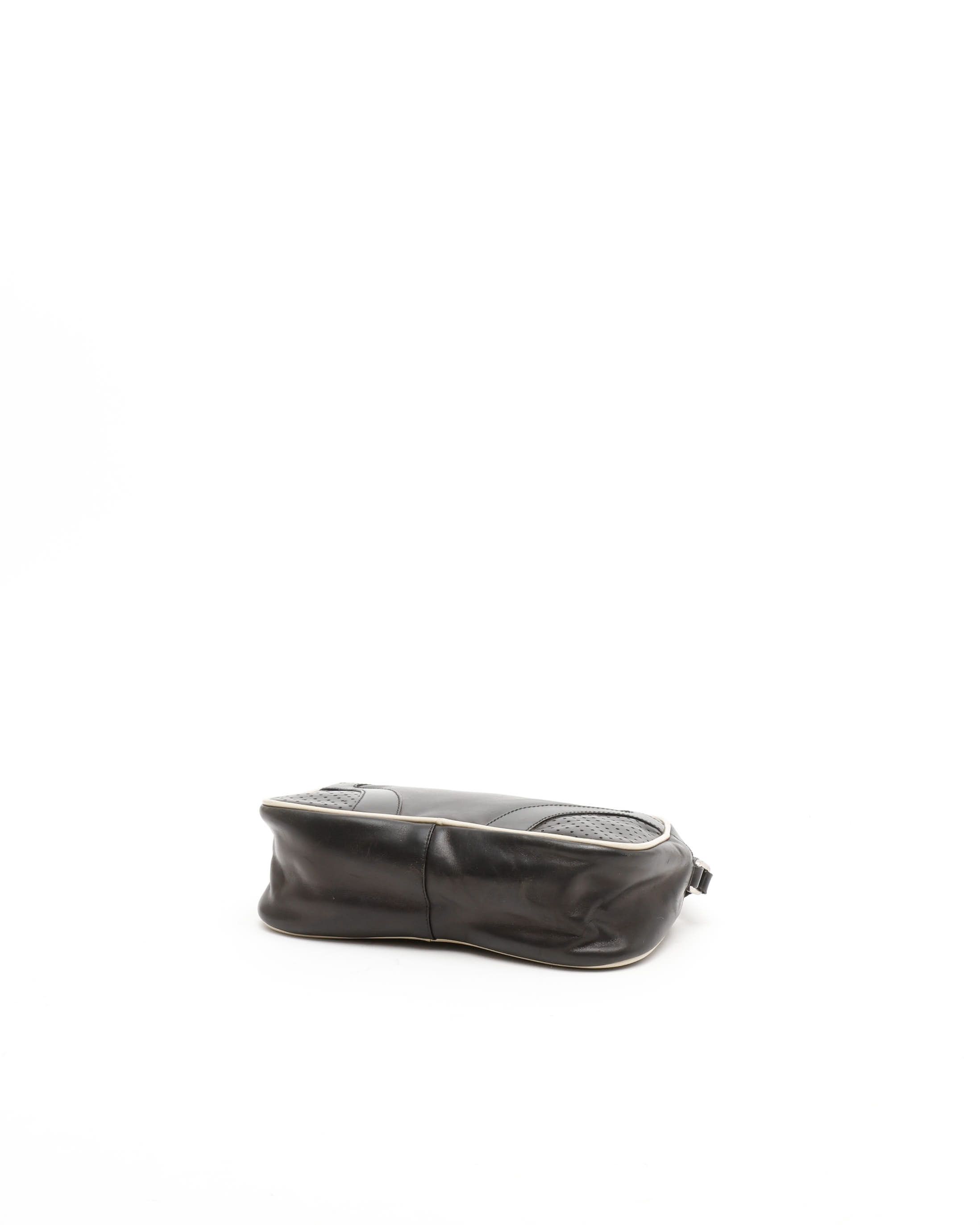 Prada Small Bowling Bag In Black