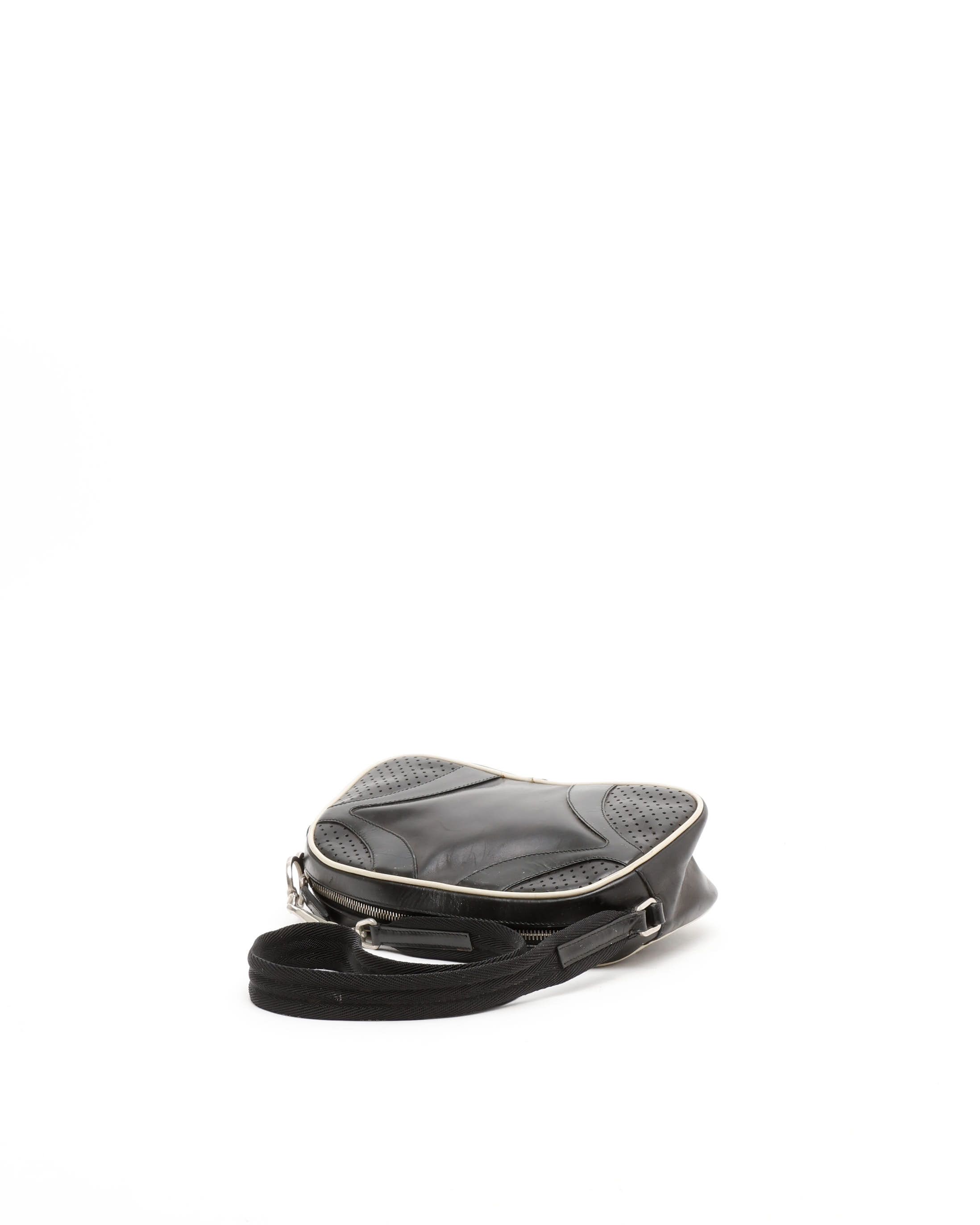 Prada Small Bowling Bag In Black
