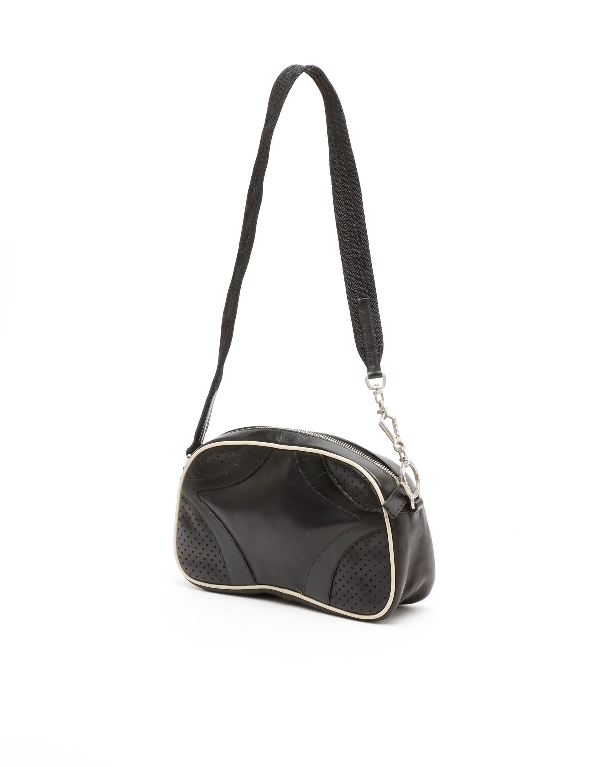 Prada Small Bowling Bag In Black