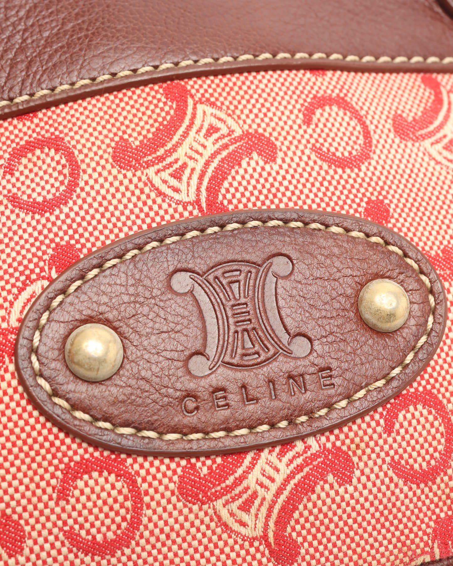 Celine Céline Triomphe Shoulder Bag In Pink