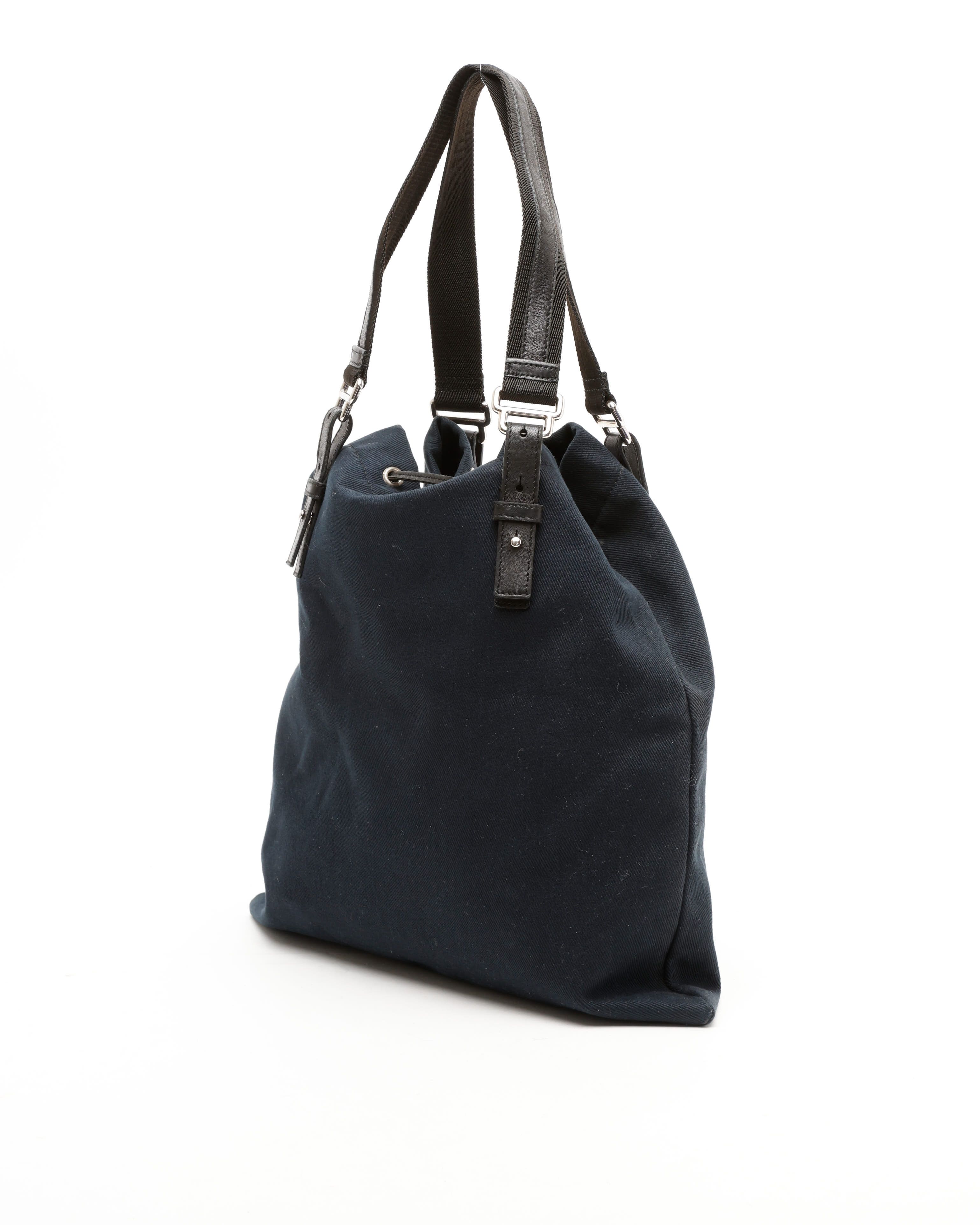 Saint Laurent Kahala Tote Bag In Blue