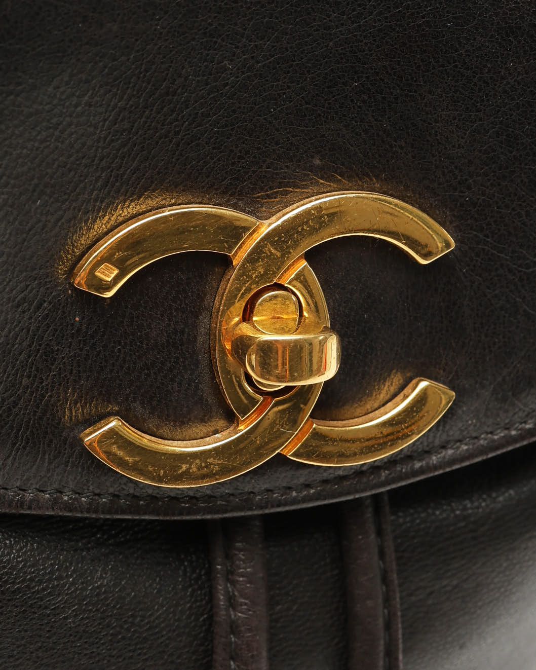 CHANEL Pre-owned Cc Chain Bucket Bag In Black