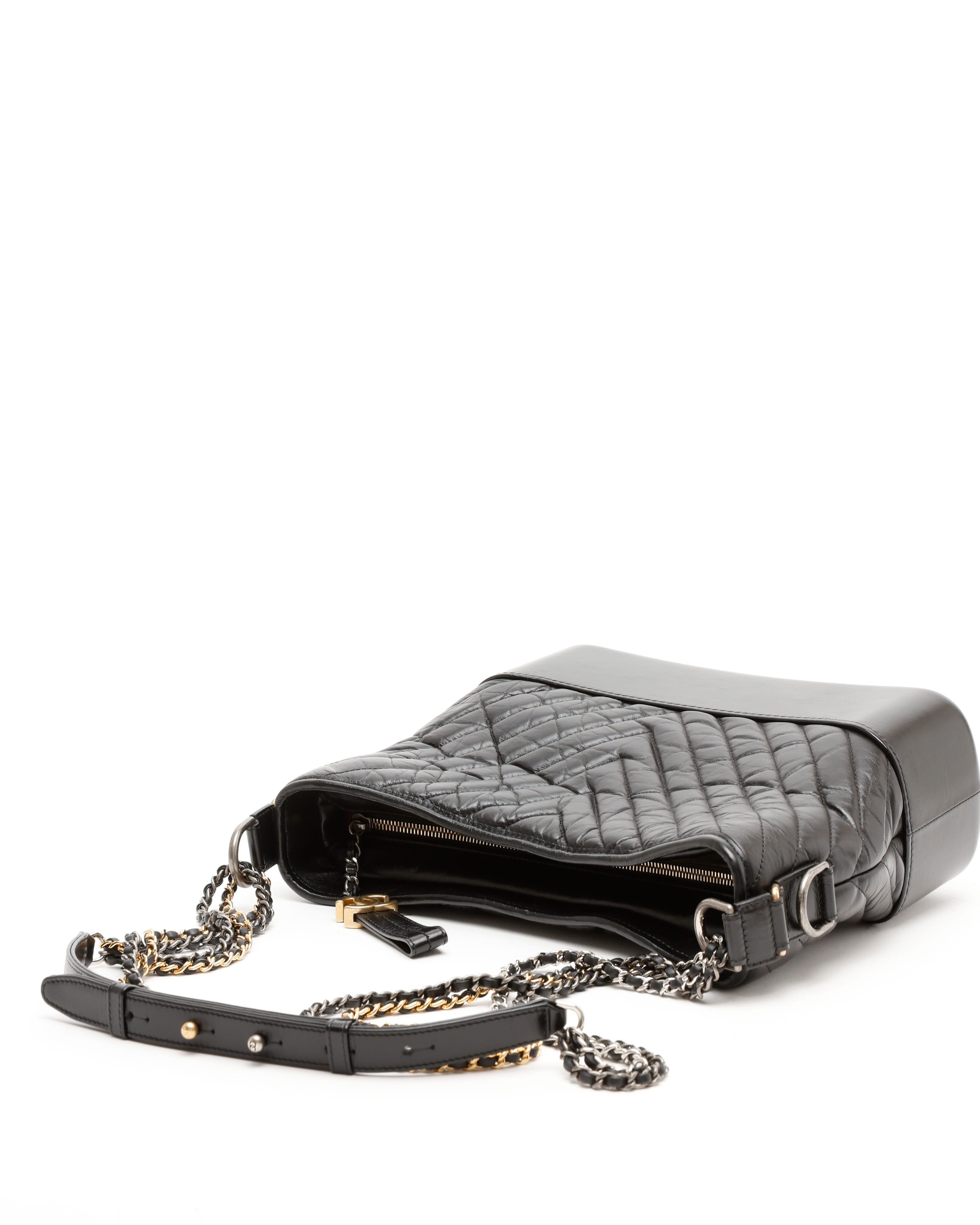 CHANEL Pre-owned Medium Gabrielle Bag In Black