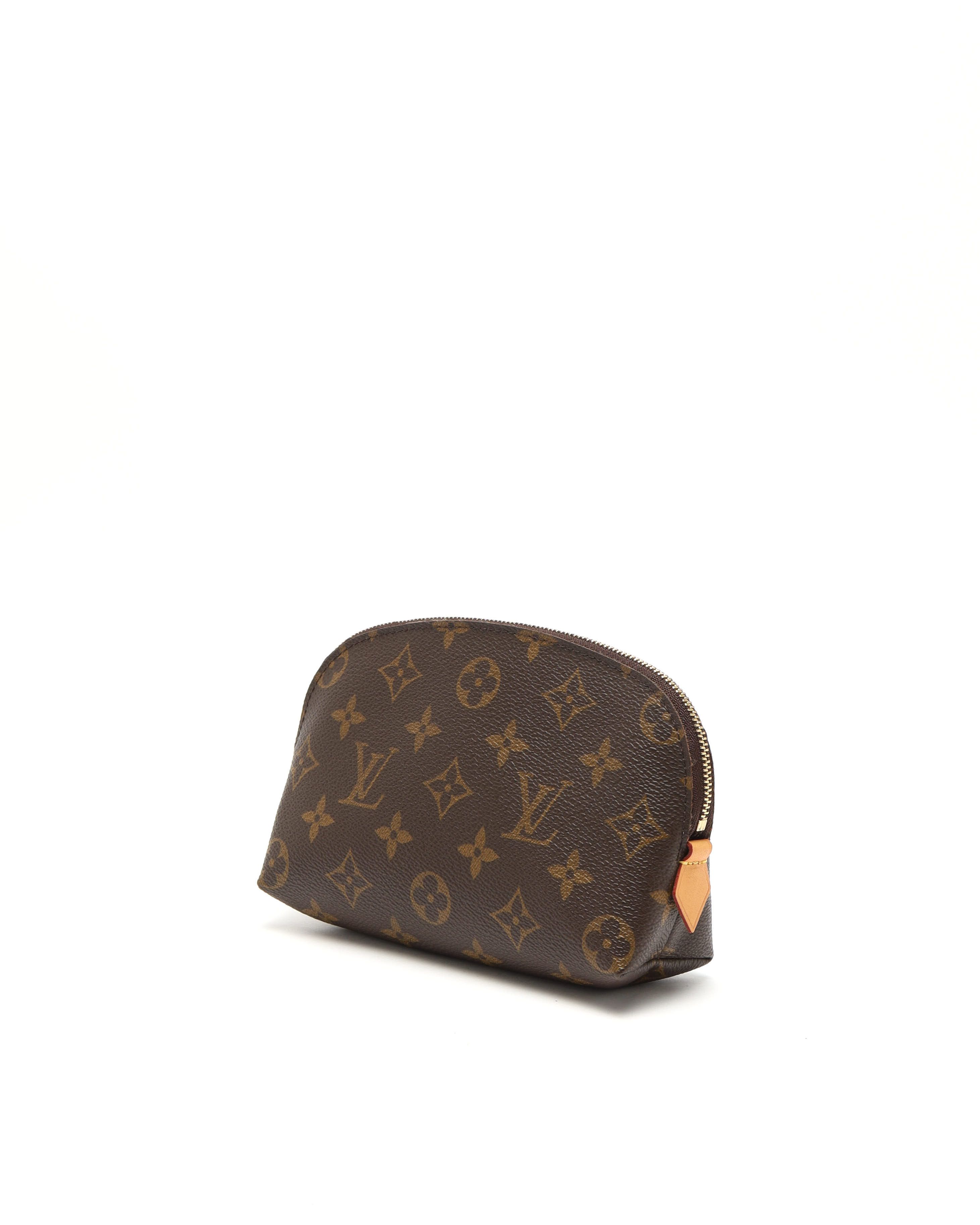 Pre-owned Louis Vuitton Monogram Cosmetic Pouch In Brown