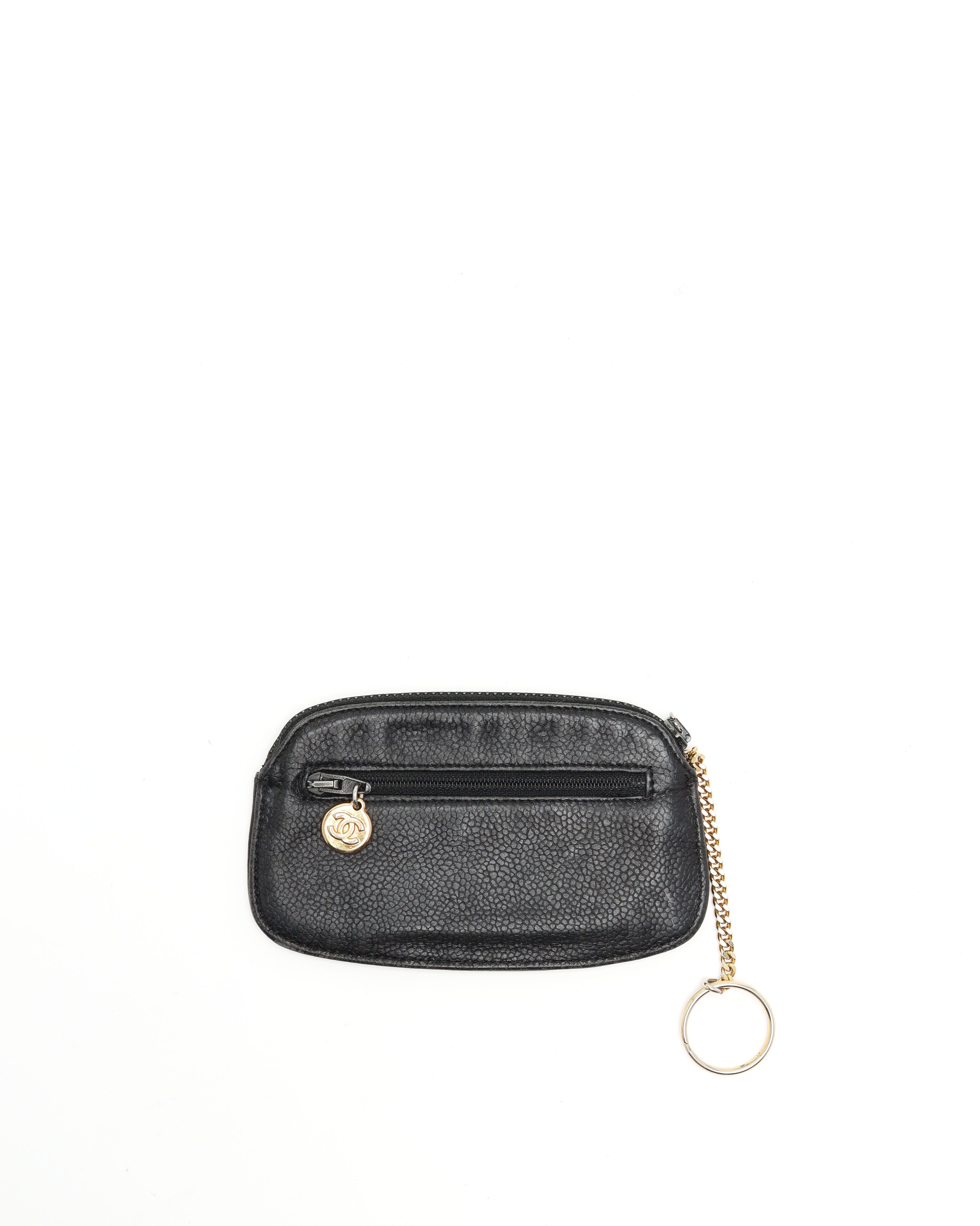 CHANEL Pre-owned Cc Coin/key Purse In Black