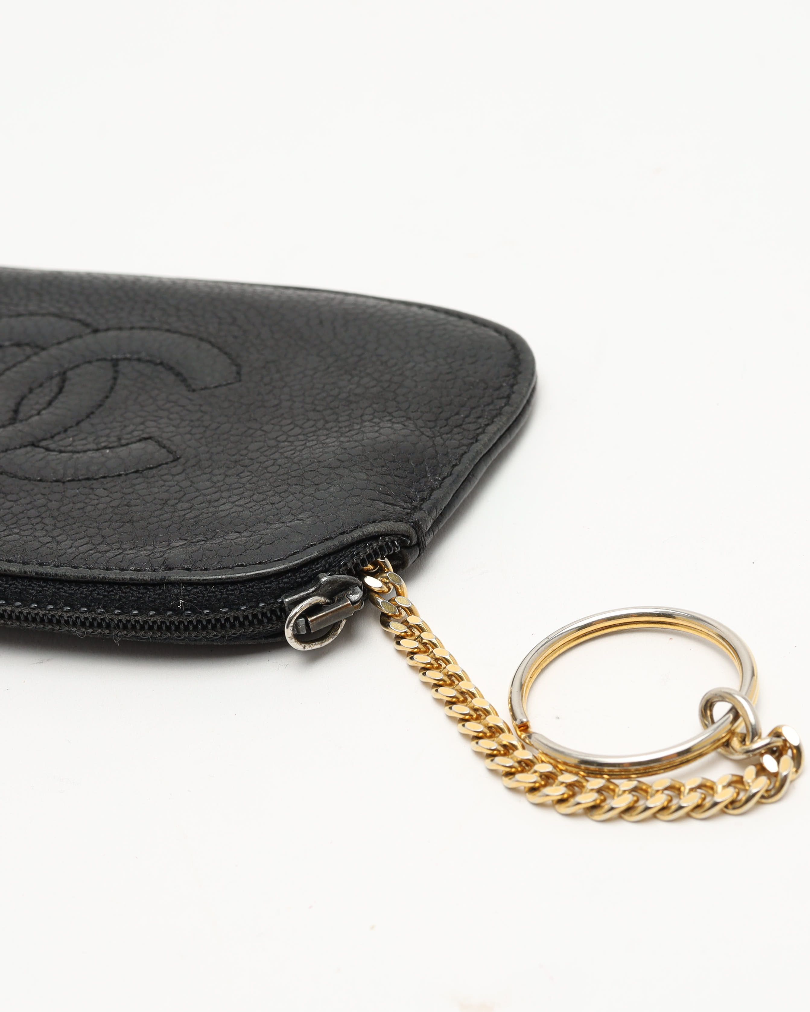 CHANEL Pre-owned Cc Coin/key Purse In Black