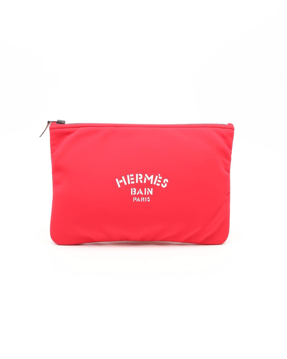 Click to view more detailed imagery on our partner's website Pre-owned Hermes Hermès Bain Neoban Mm Pouch In Red